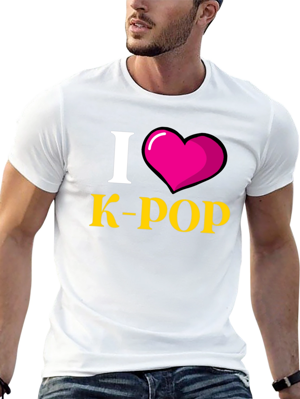 I Heart K-Pop Black T-Shirt