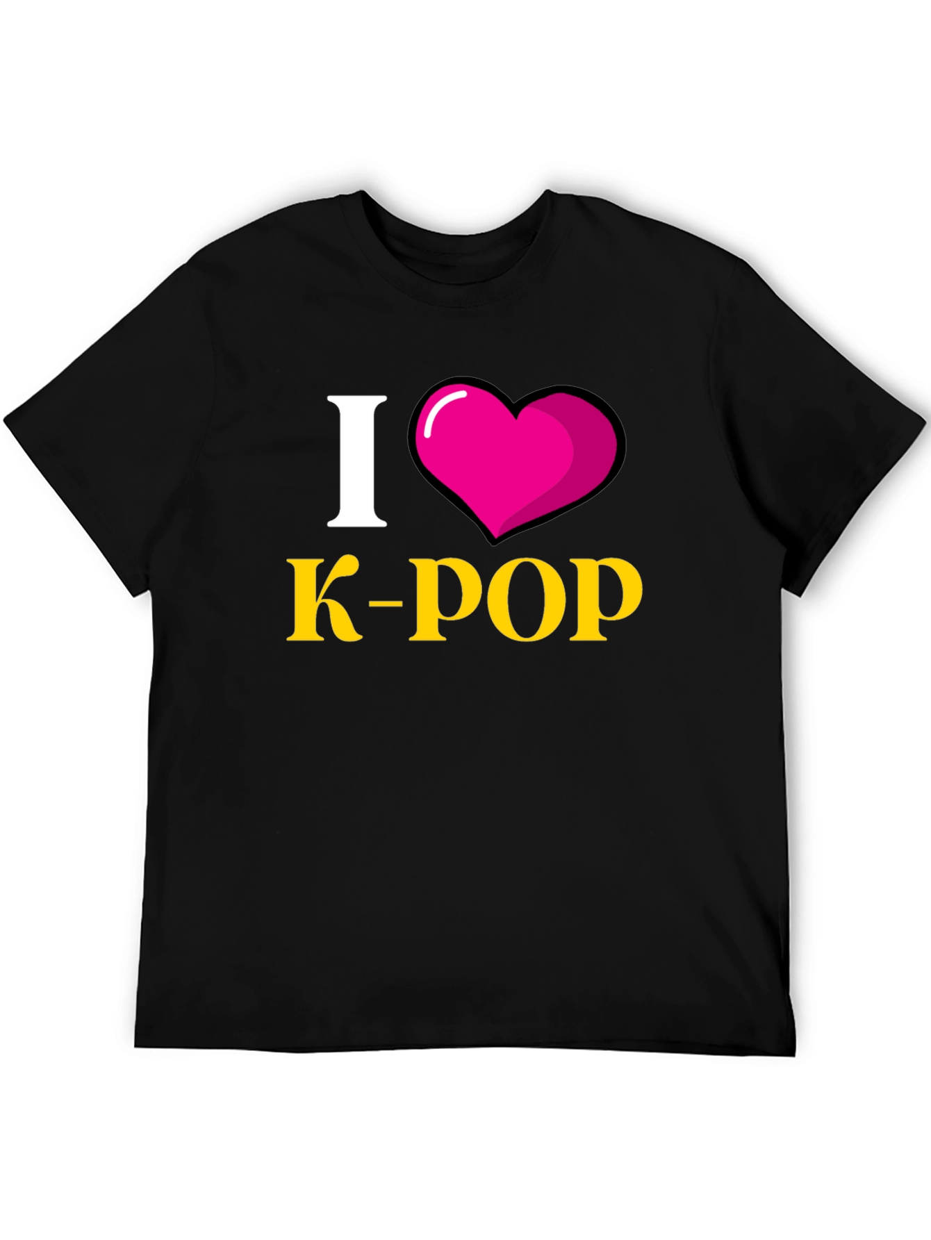 I Heart K-Pop Black T-Shirt