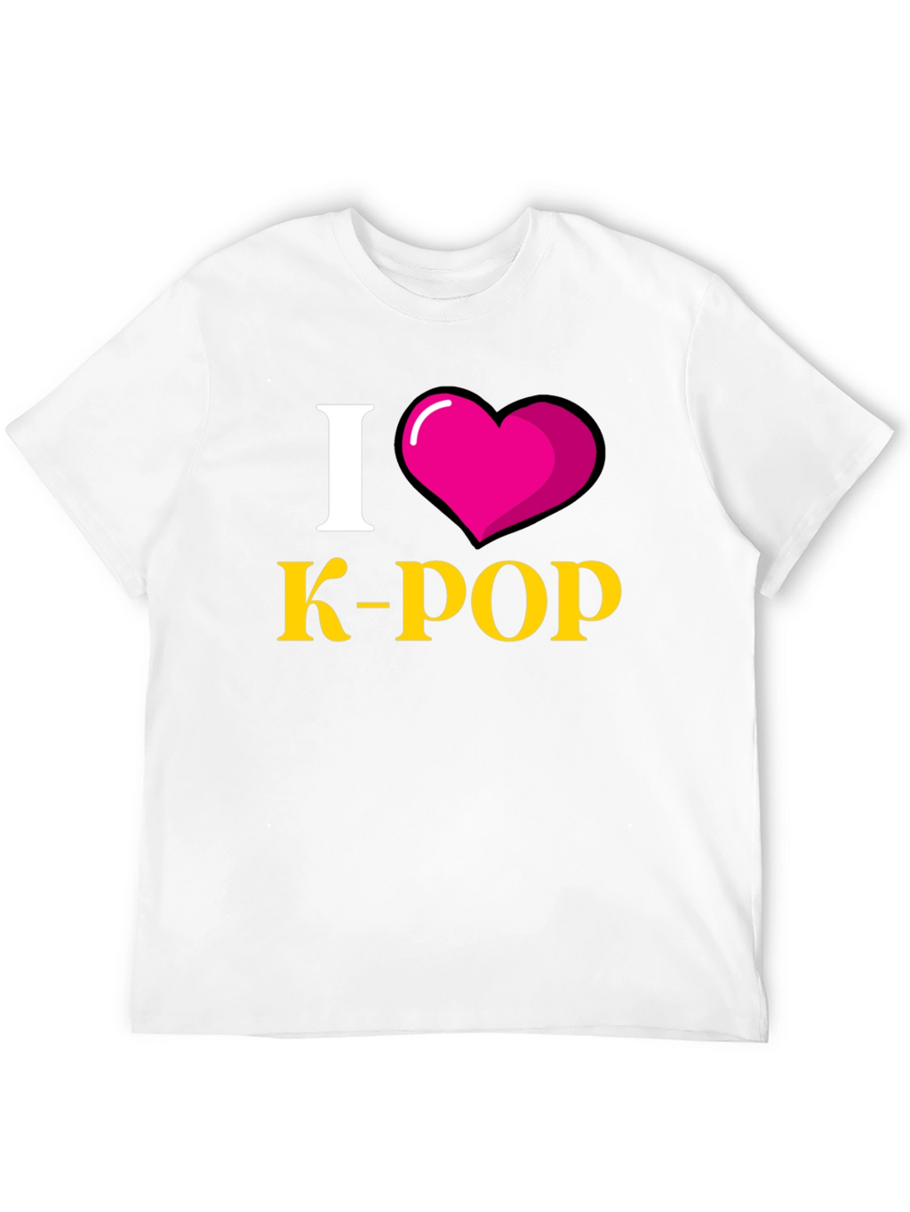 I Heart K-Pop Black T-Shirt
