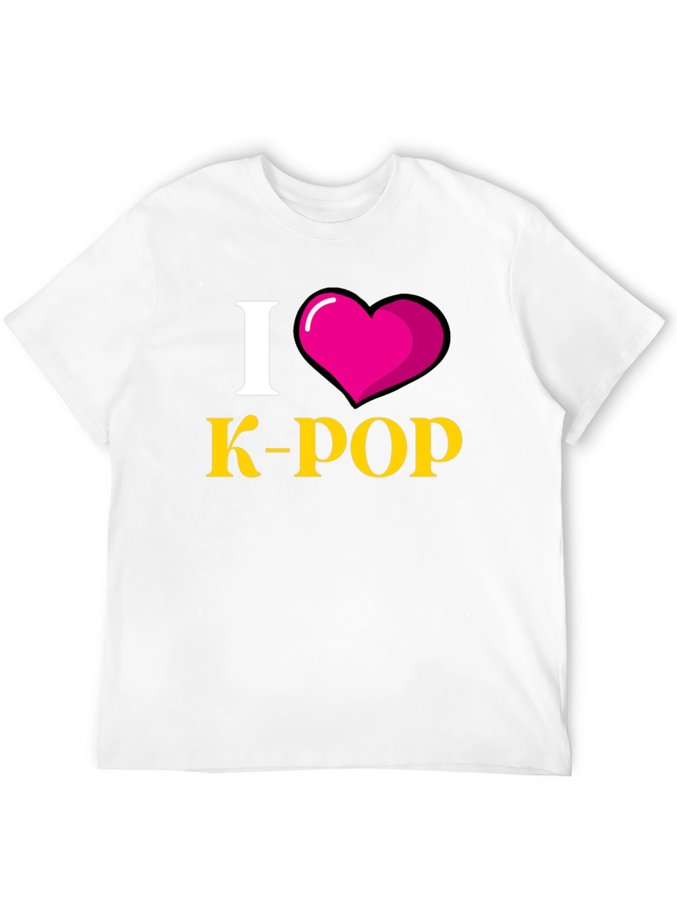 I Heart K-Pop Black T-Shirt