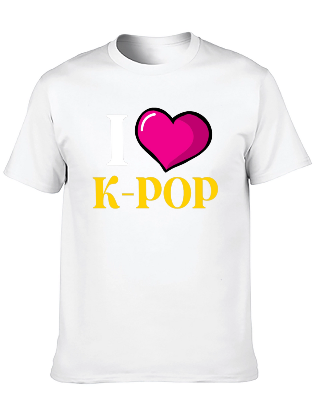 I Heart K-Pop Black T-Shirt