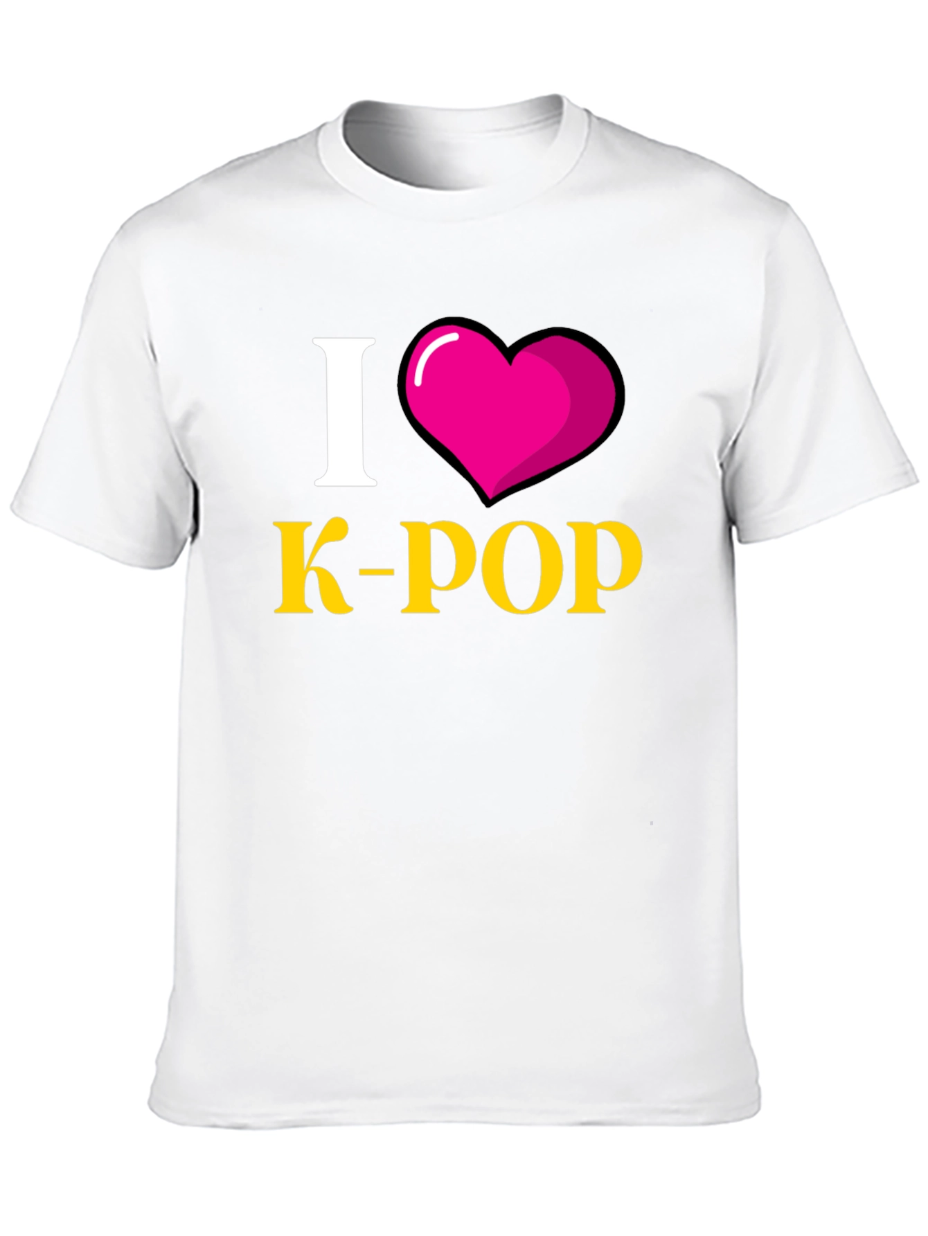 I Heart K-Pop Black T-Shirt