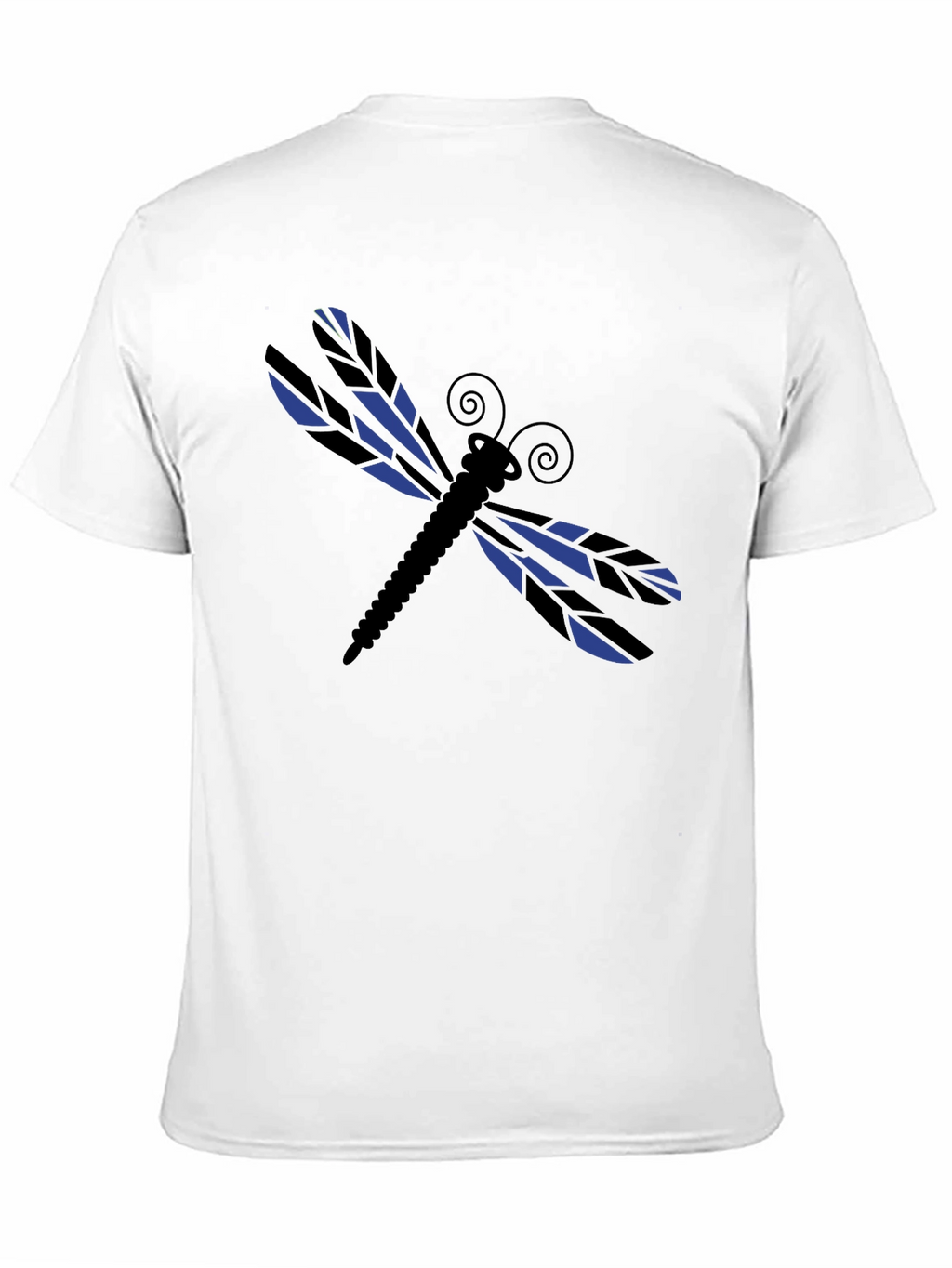 Dragonfly Graphic Tee - Stylish Black Cotton T-Shirt