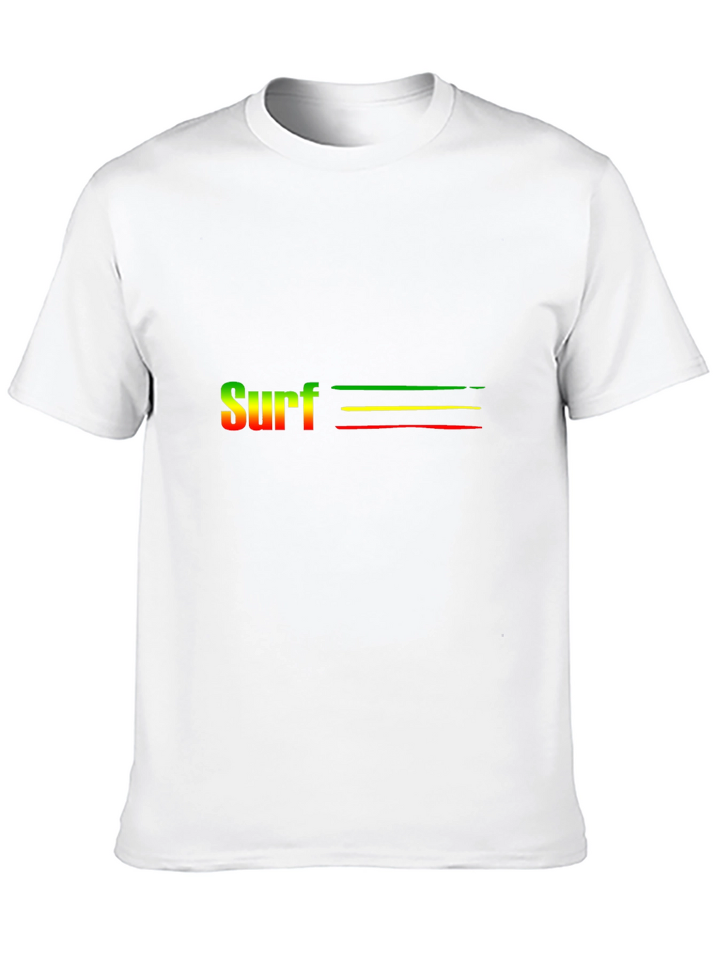 Rasta Surf T-Shirt - Casual Black Tee