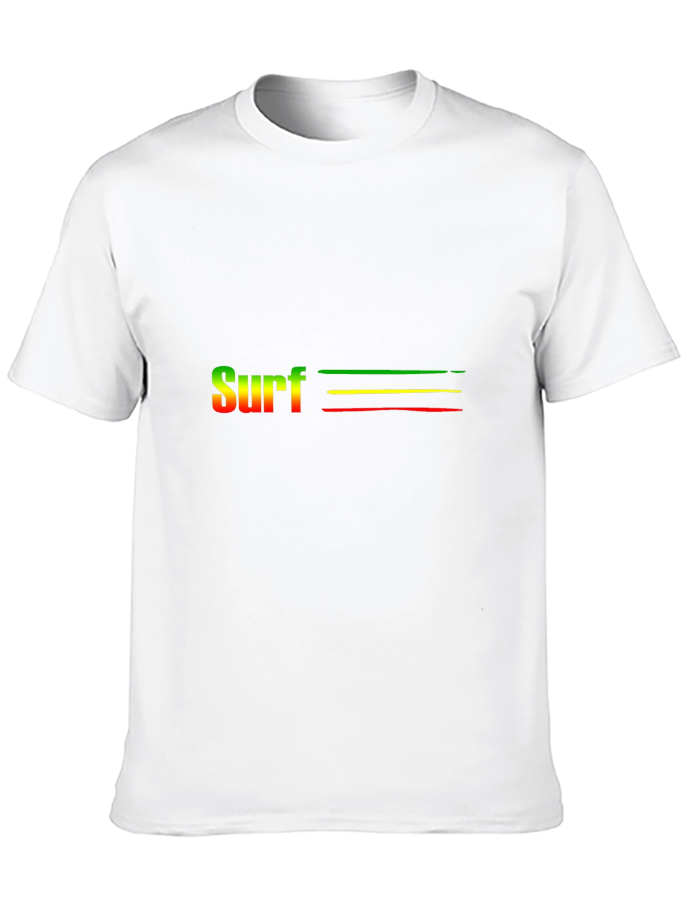 Rasta Surf T-Shirt - Casual Black Tee