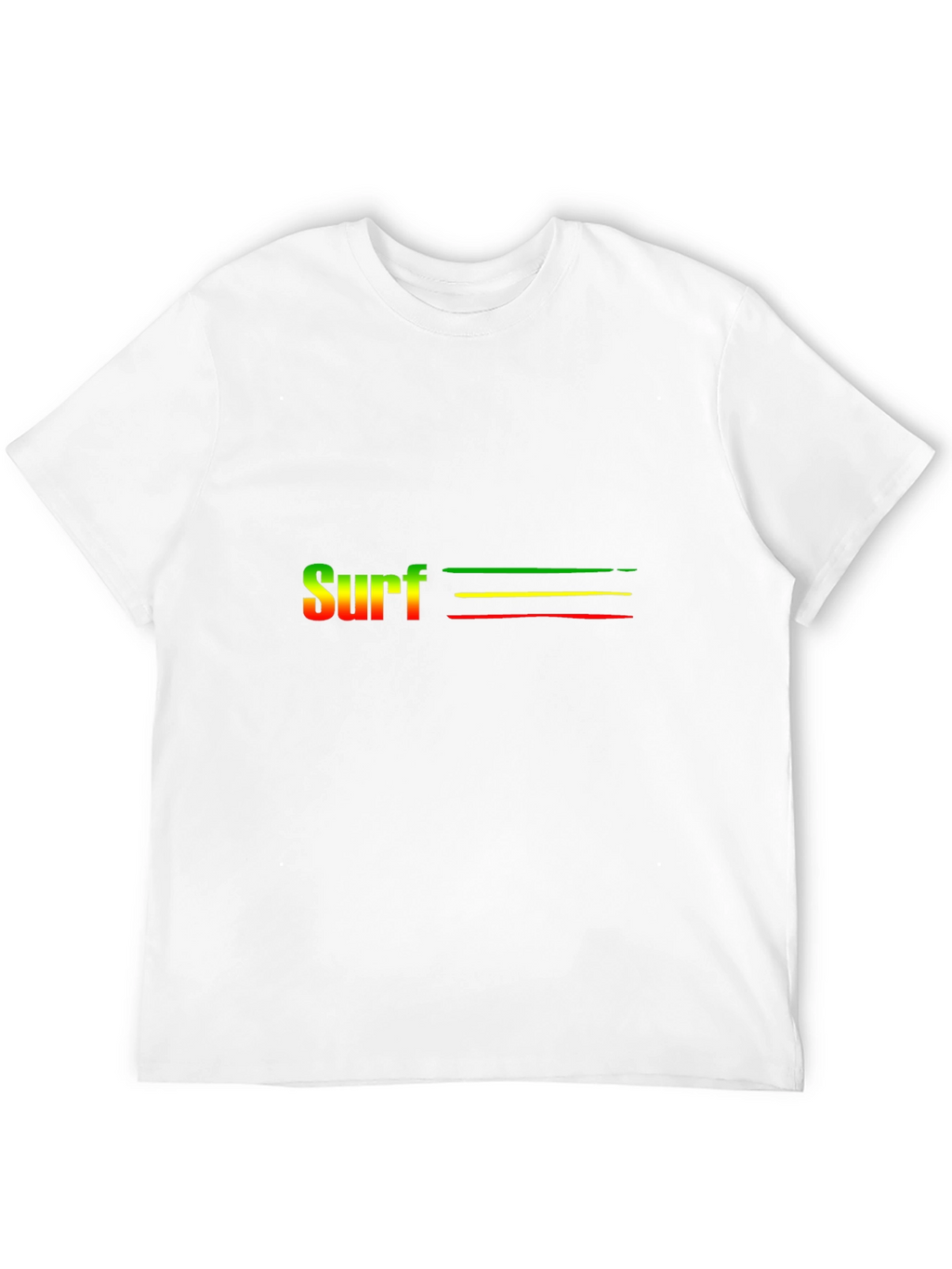 Rasta Surf T-Shirt - Casual Black Tee