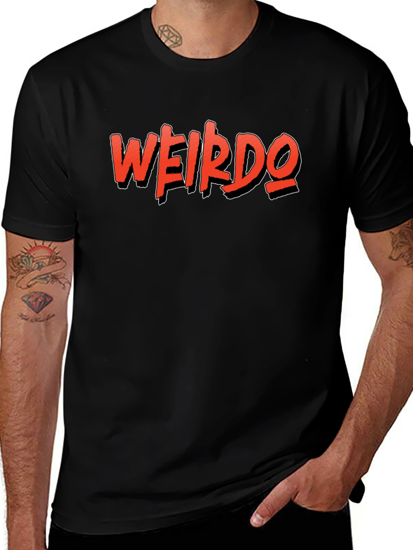 Weirdo Graphic Tee -  Edgy Style