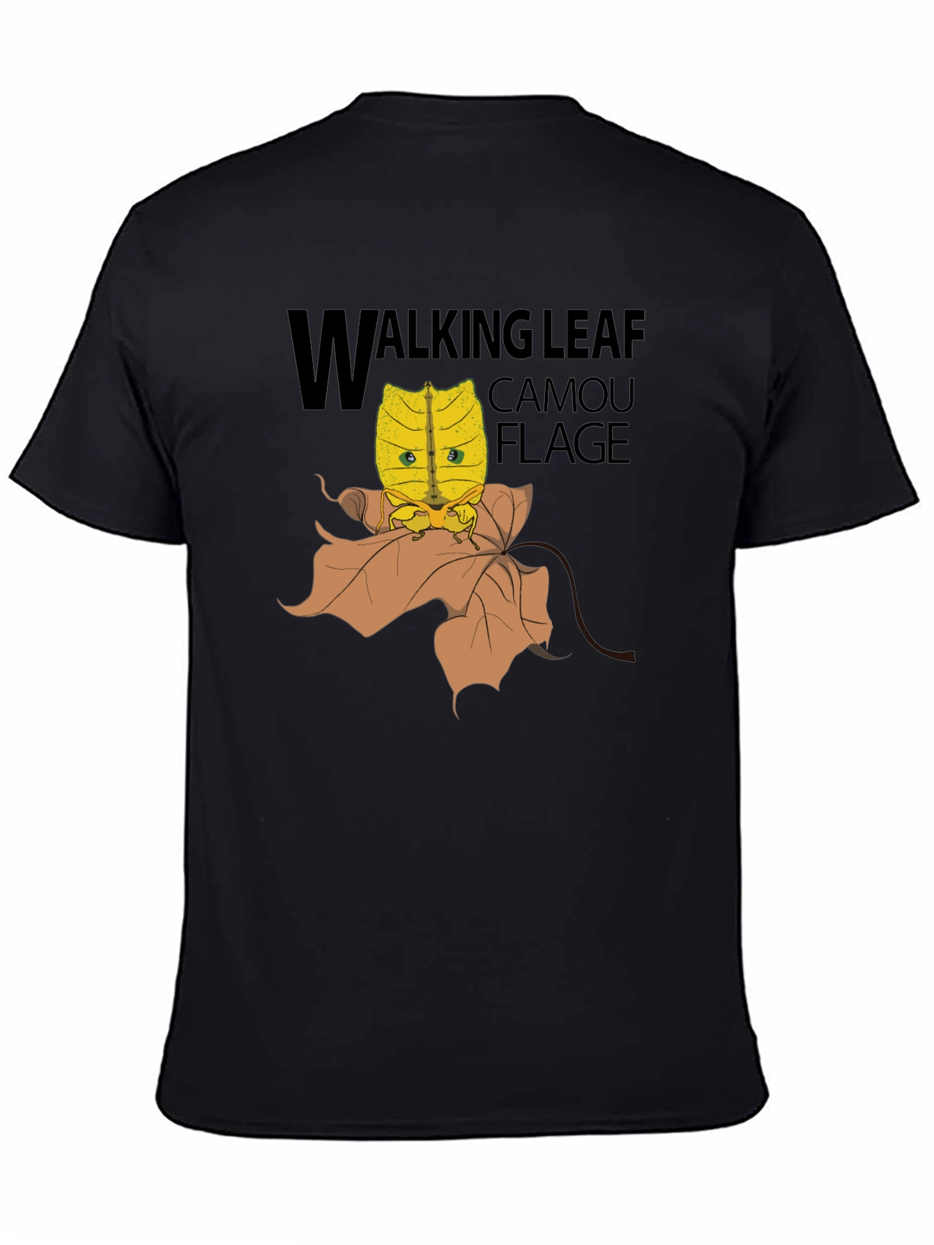 Walking Leaf Camouflage T-Shirt - Unique Insect Design