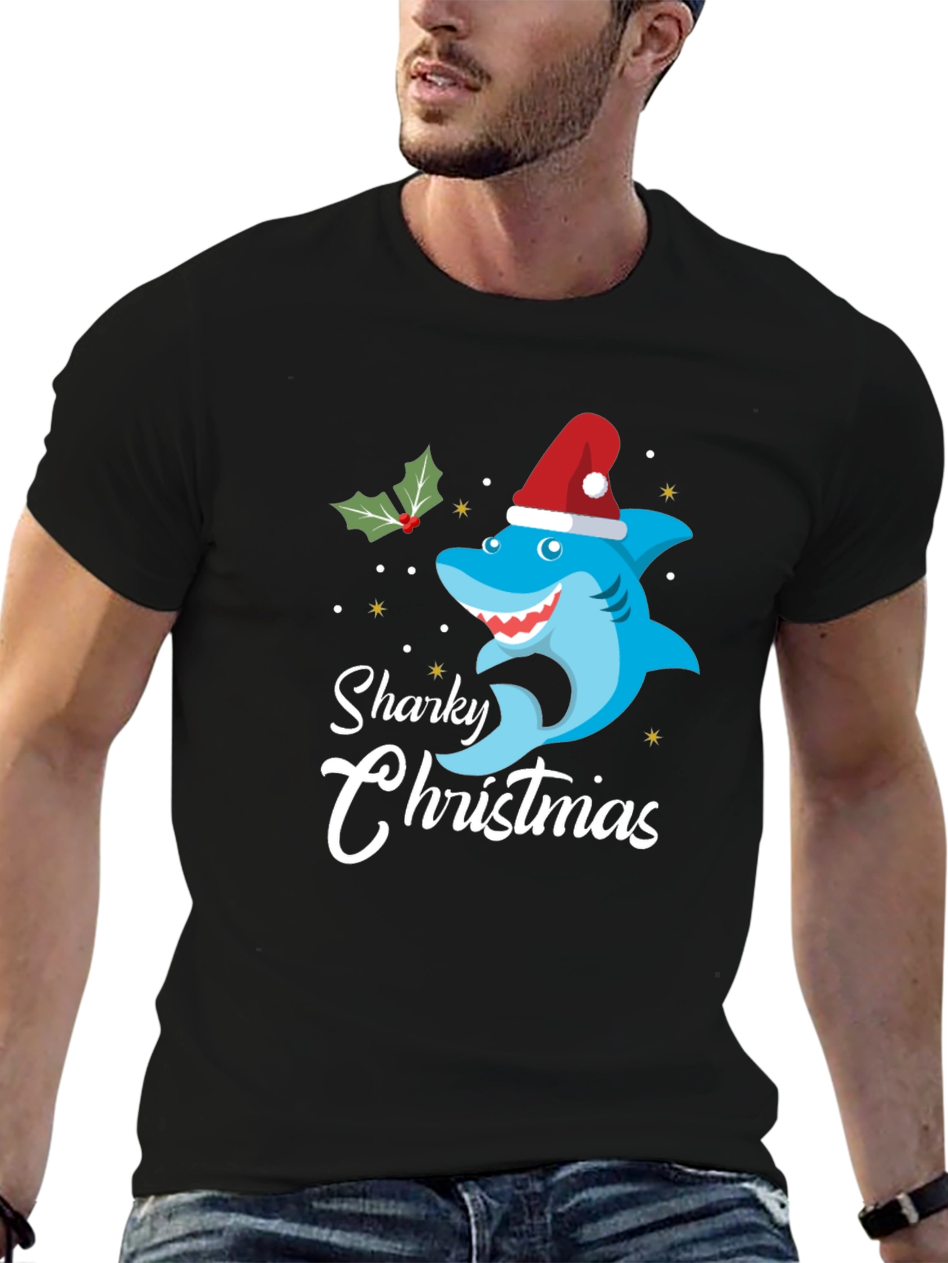 Sharky Christmas T-Shirt