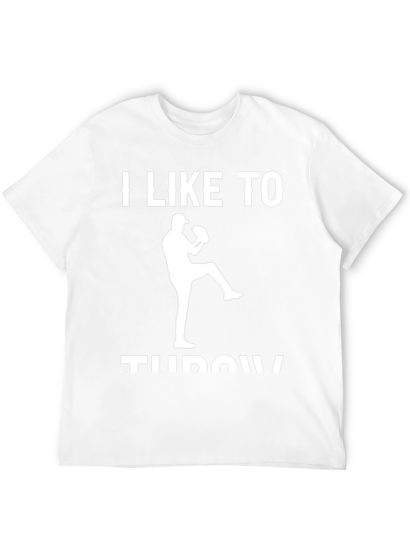 I Like To Throw T-Shirt - Baseball Pitcher Tee