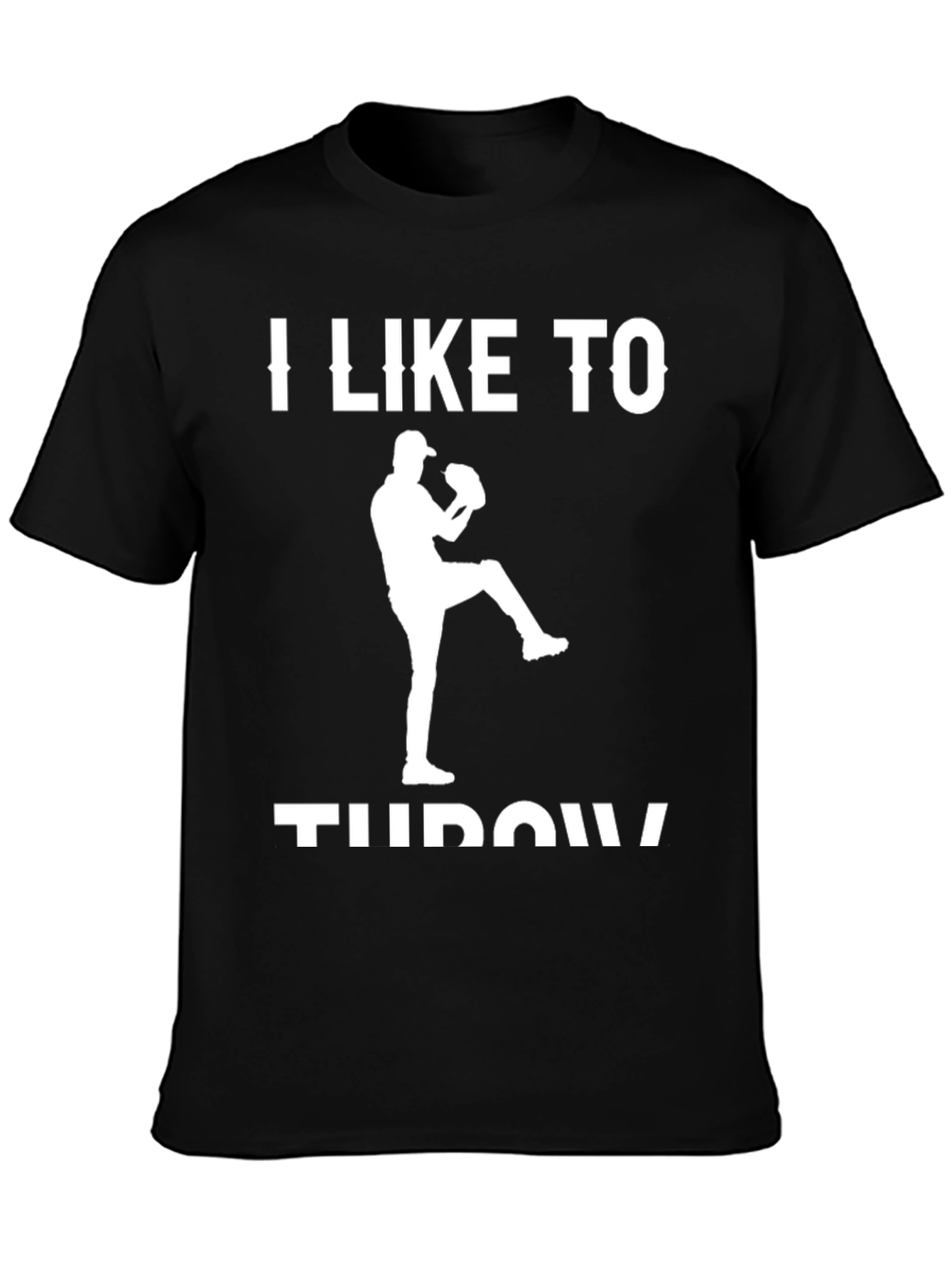 I Like To Throw T-Shirt - Baseball Pitcher Tee