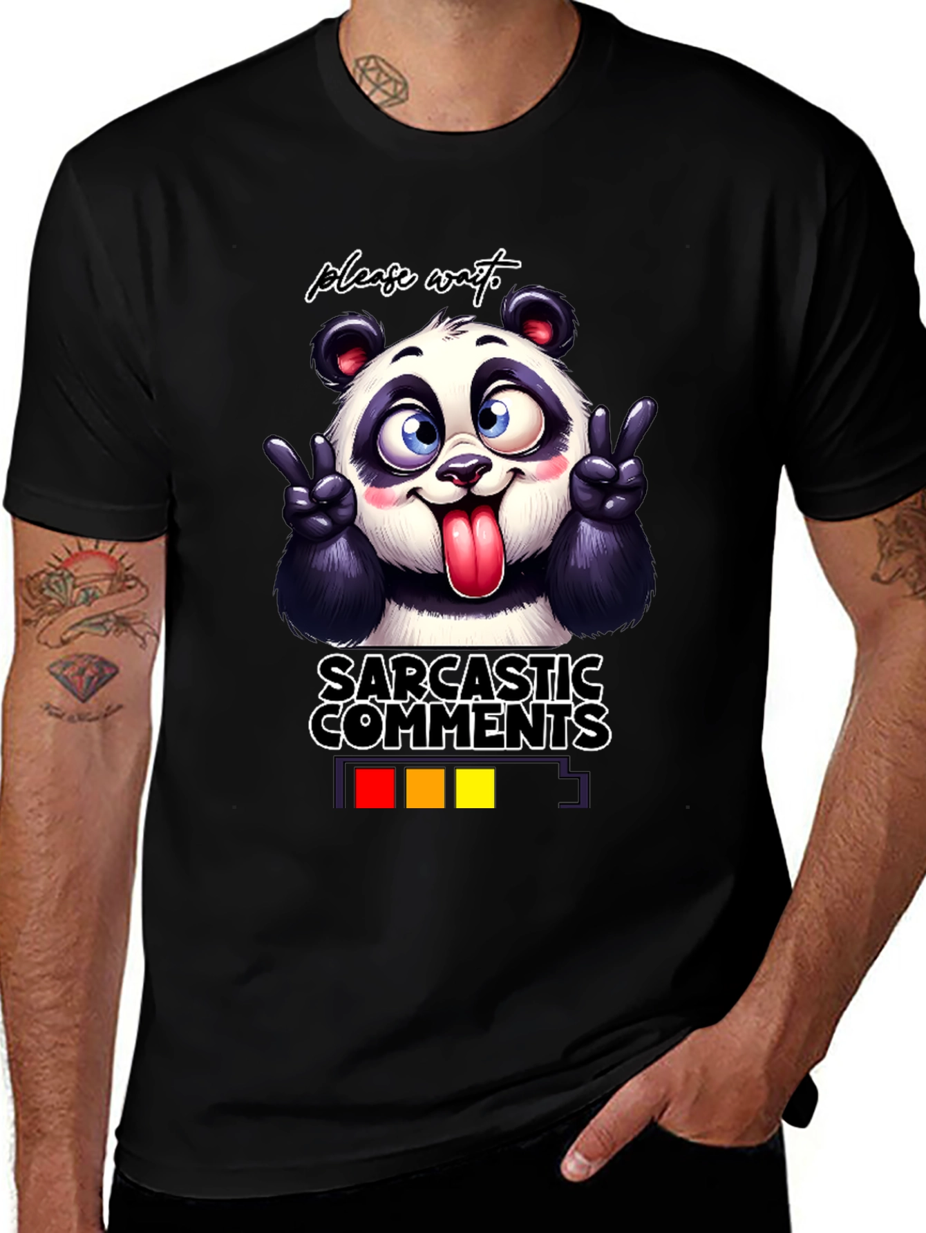 Sarcastic Comments Panda T-Shirt
