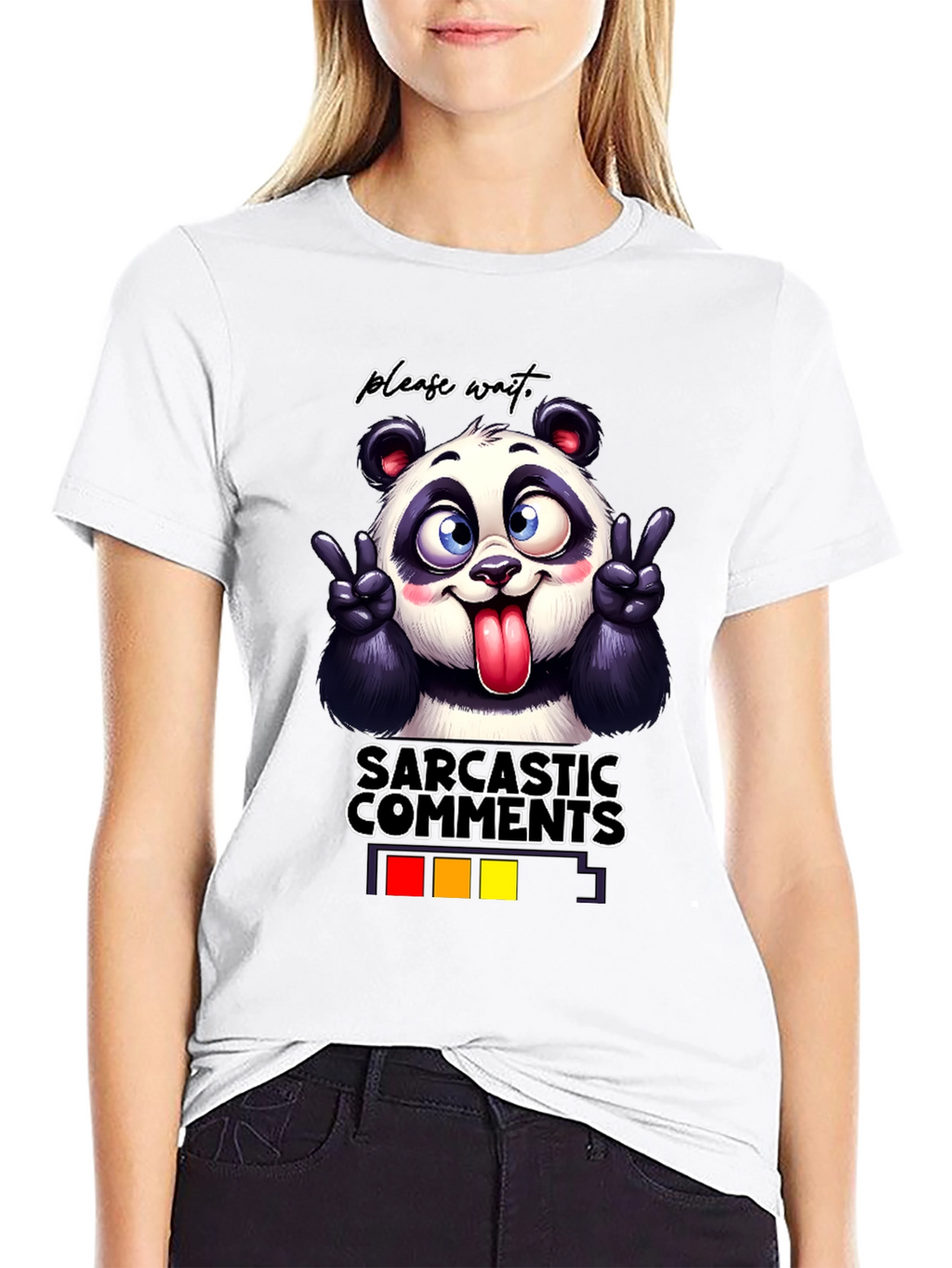 Sarcastic Comments Panda T-Shirt