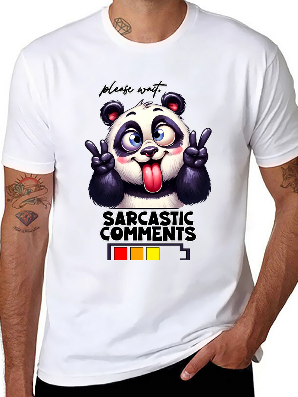Sarcastic Comments Panda T-Shirt