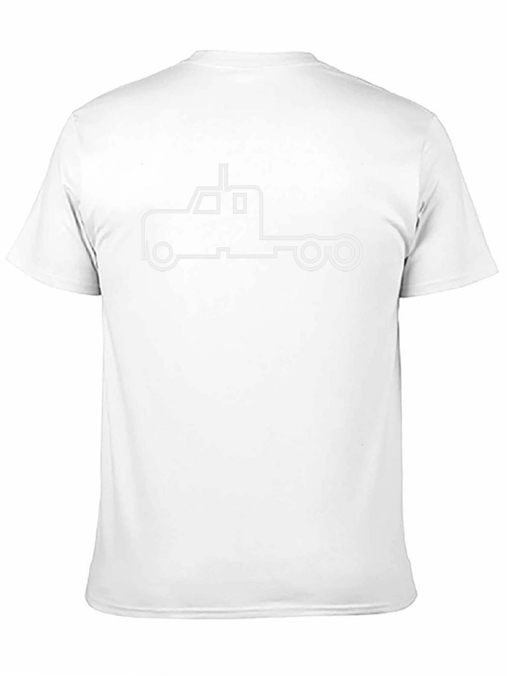 Truck Outline Graphic Tee - Black