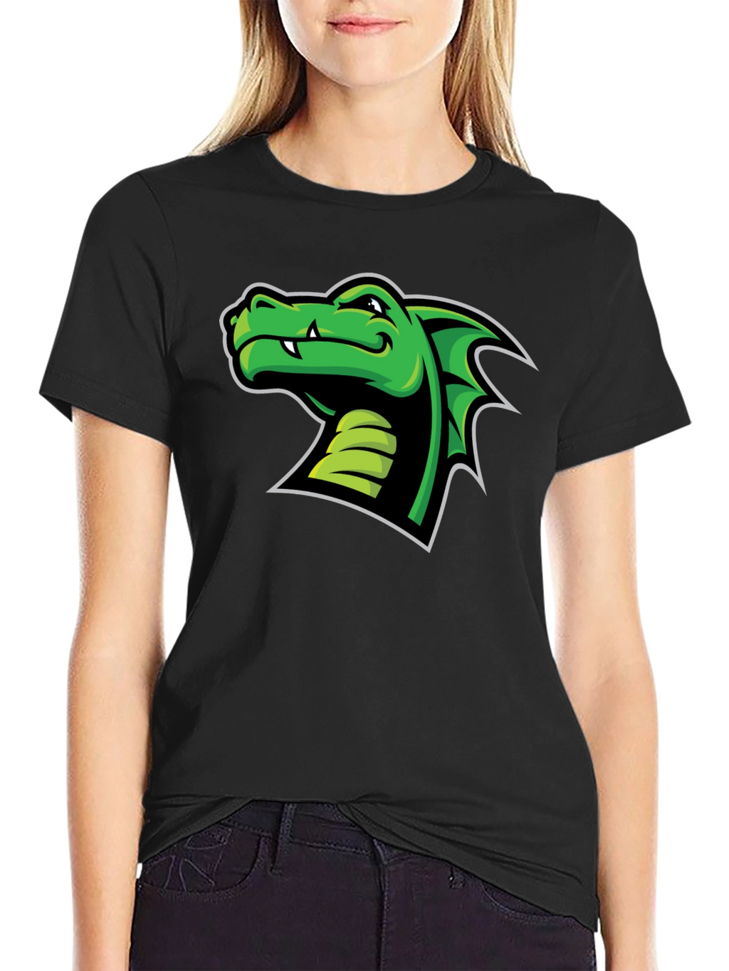Green Dragon Graphic T-Shirt - Cool Graphic Tee