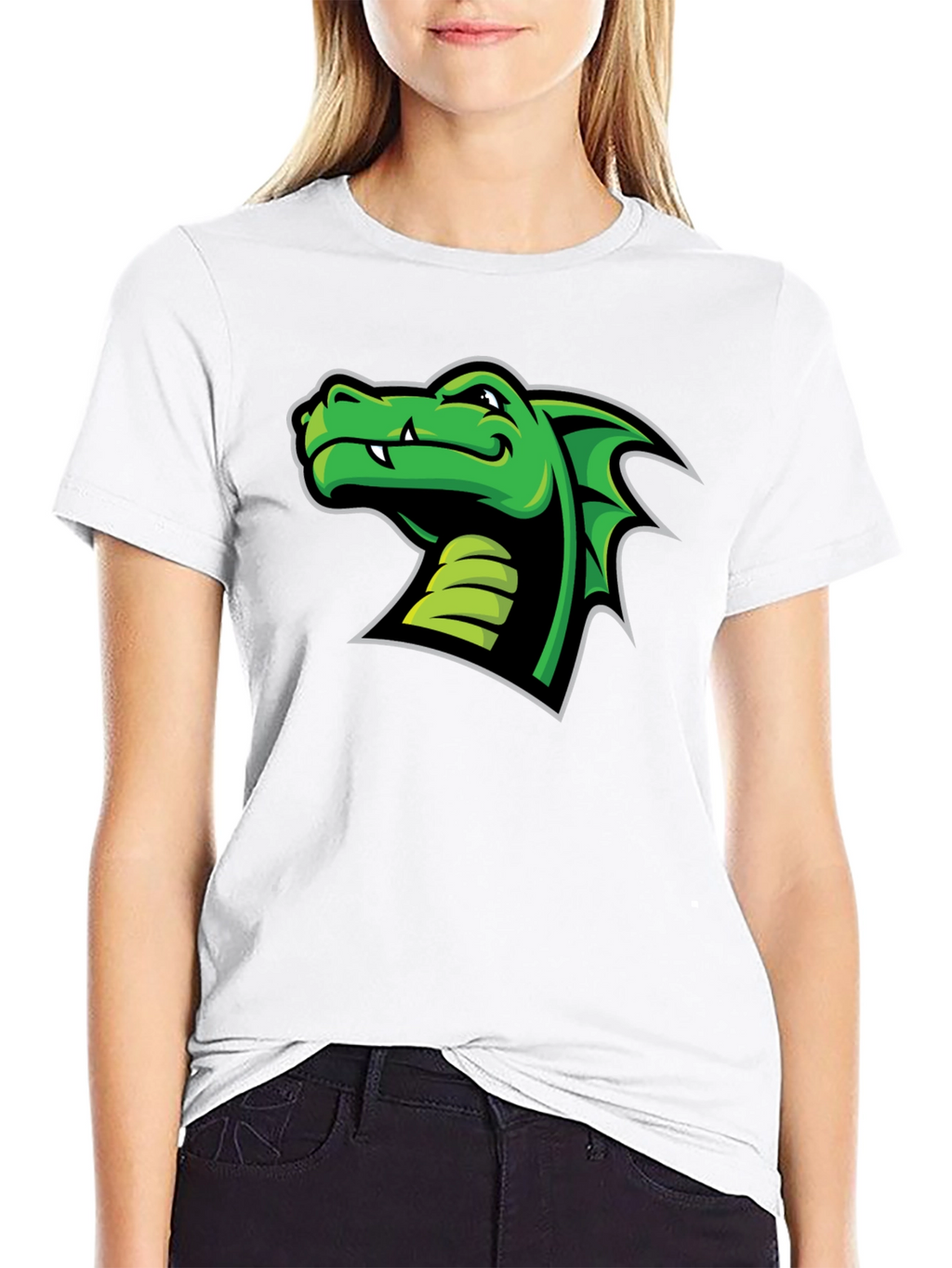 Green Dragon Graphic T-Shirt - Cool Graphic Tee