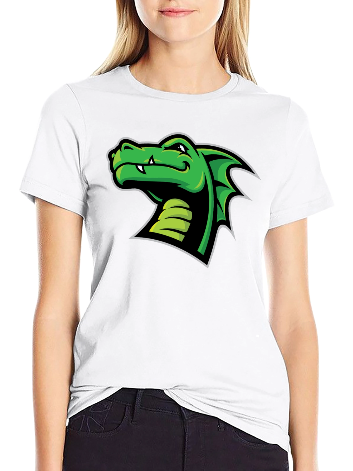 Green Dragon Graphic T-Shirt - Cool Graphic Tee