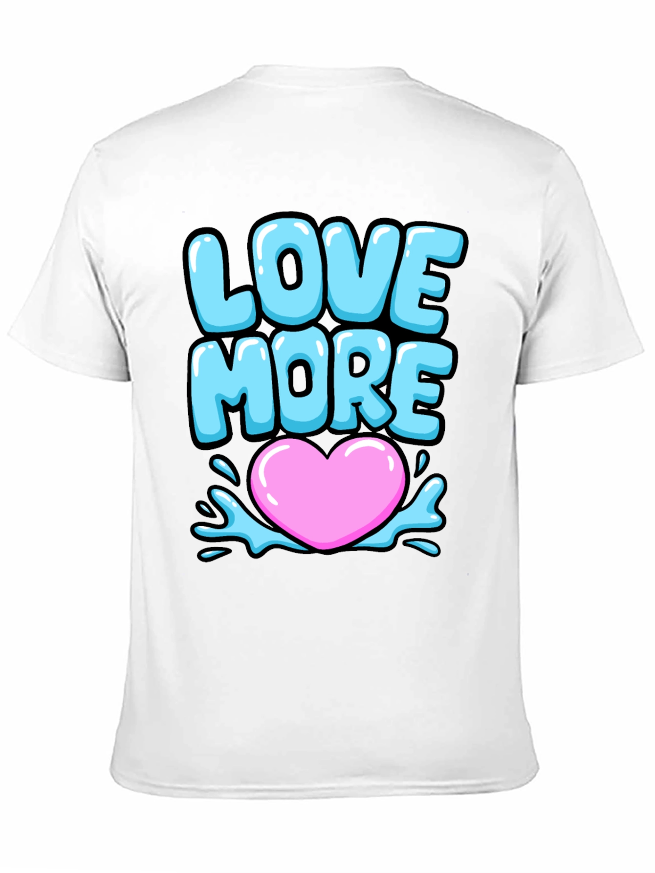 Love More Graphic Tee - Black