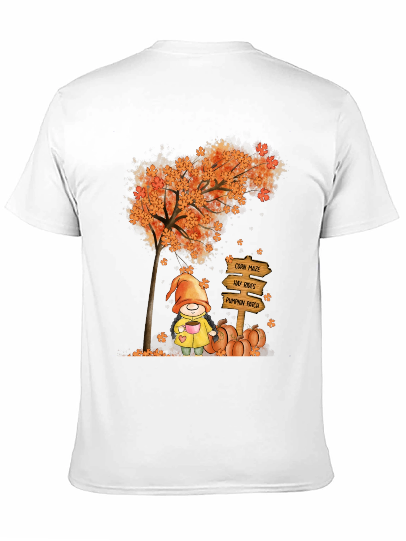 Fall Gnome T-Shirt - Autumn Harvest Tee