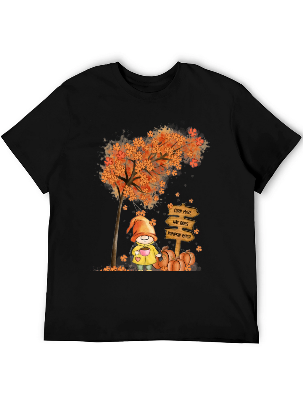 Fall Gnome T-Shirt - Autumn Harvest Tee