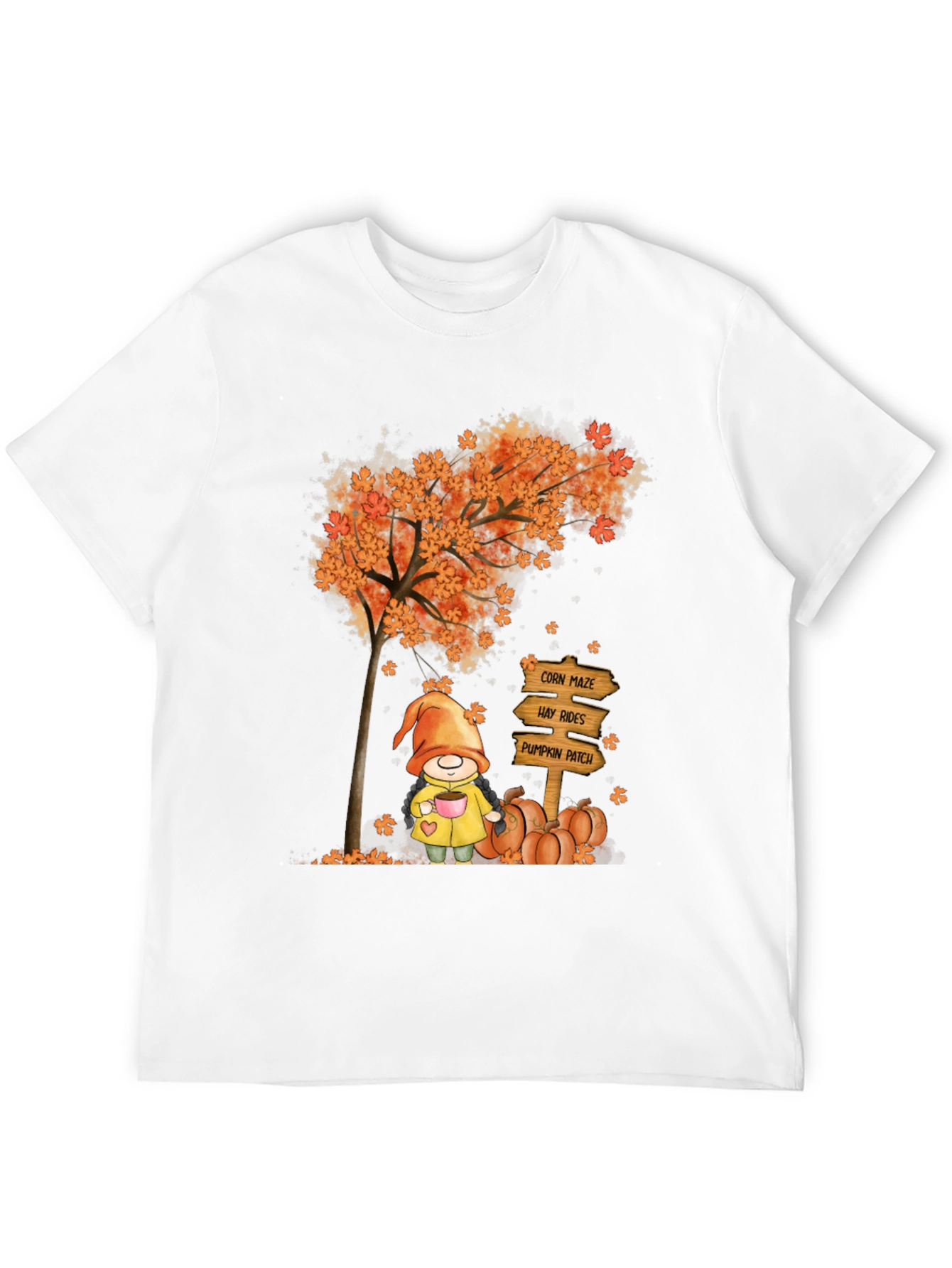 Fall Gnome T-Shirt - Autumn Harvest Tee