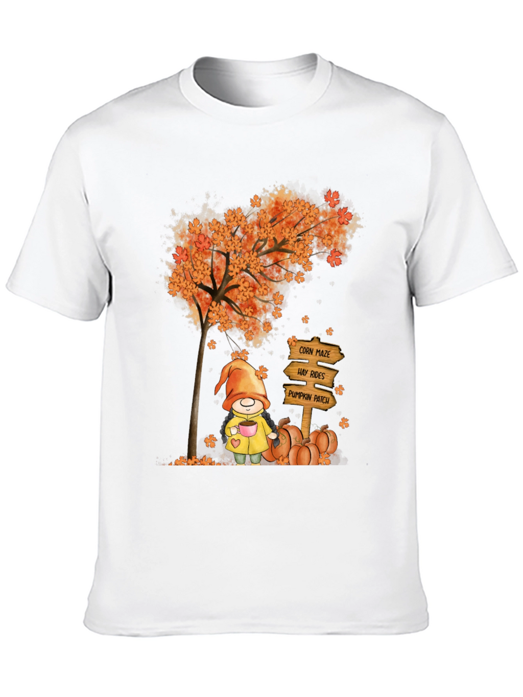 Fall Gnome T-Shirt - Autumn Harvest Tee