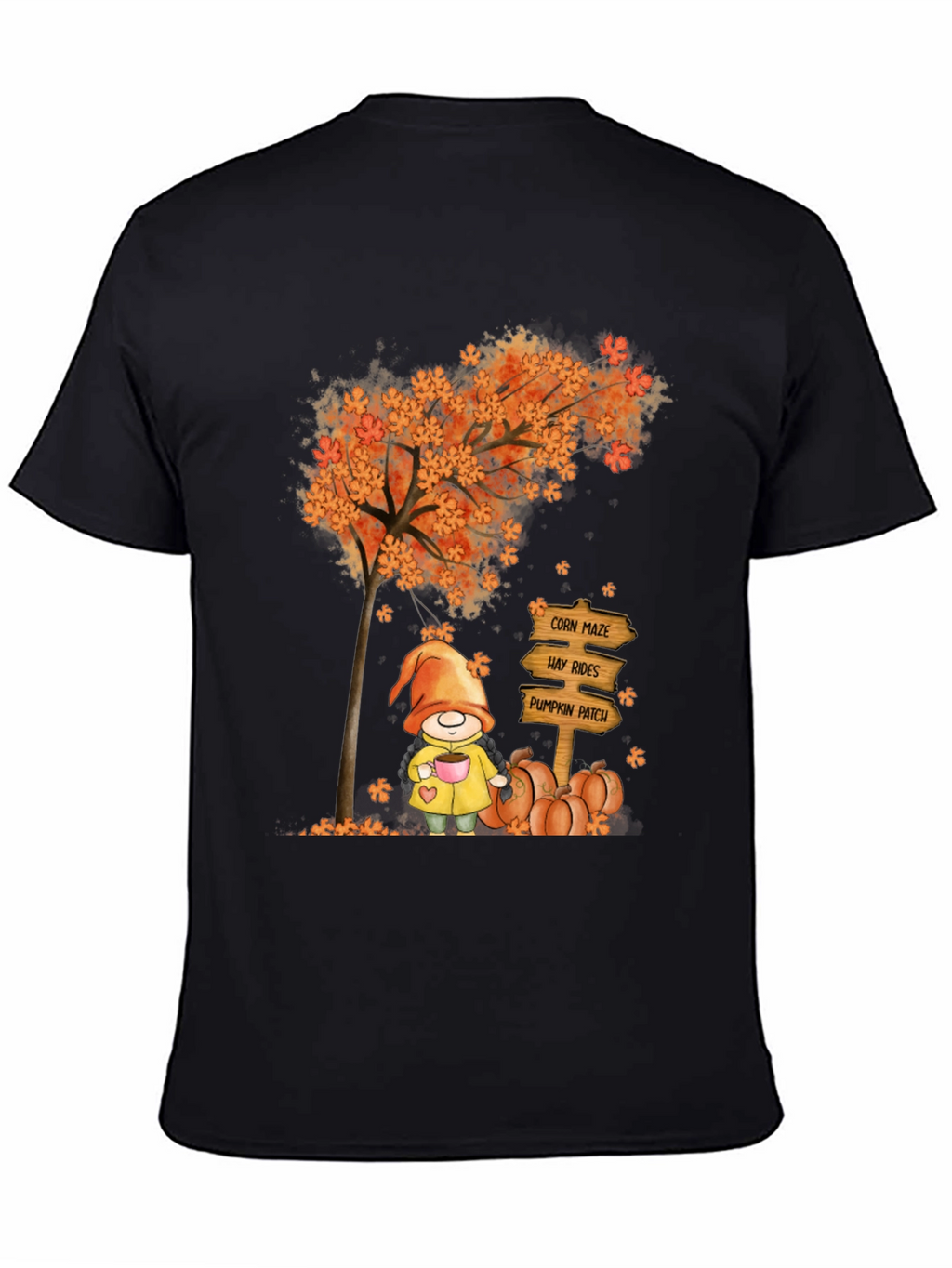 Fall Gnome T-Shirt - Autumn Harvest Tee