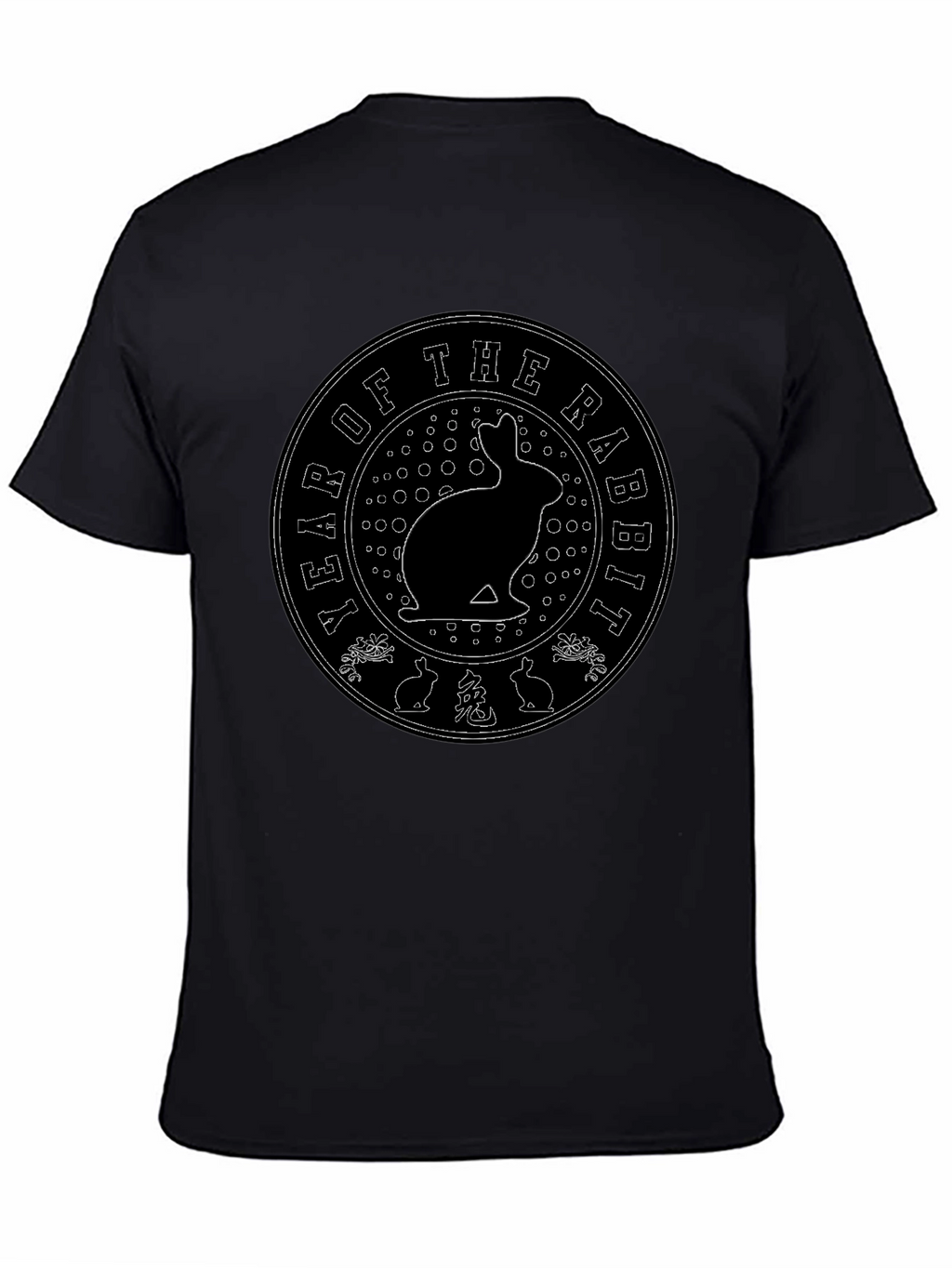 Year of the Rabbit Black T-Shirt