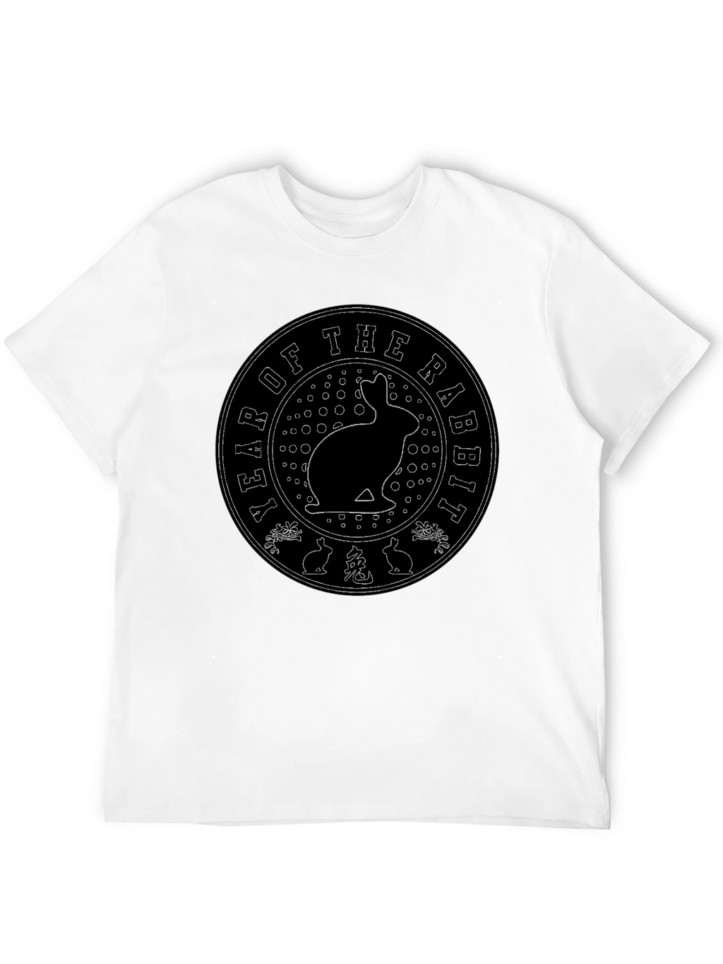 Year of the Rabbit Black T-Shirt