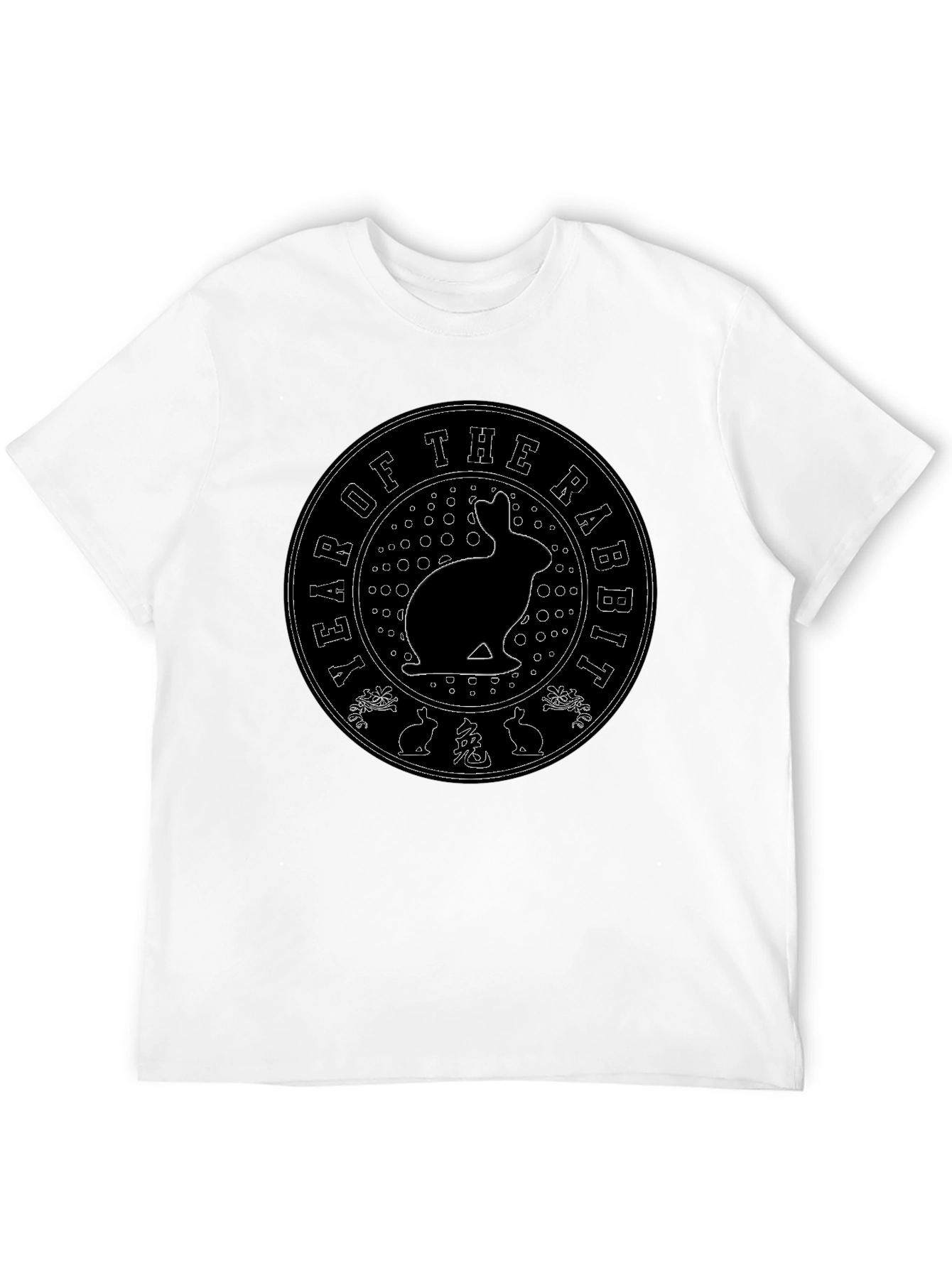 Year of the Rabbit Black T-Shirt