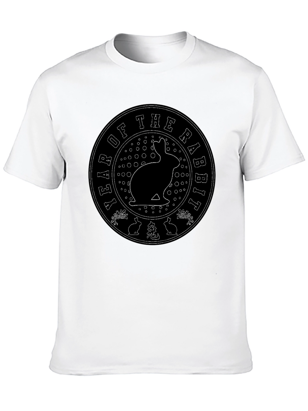 Year of the Rabbit Black T-Shirt