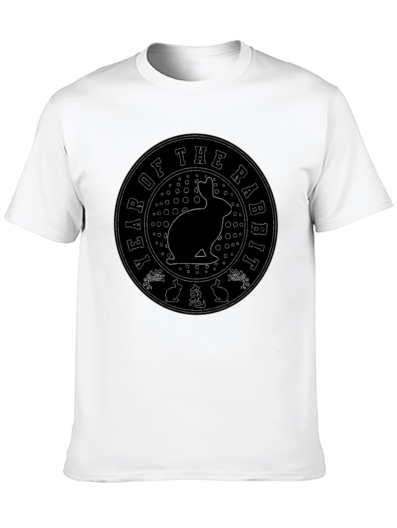 Year of the Rabbit Black T-Shirt