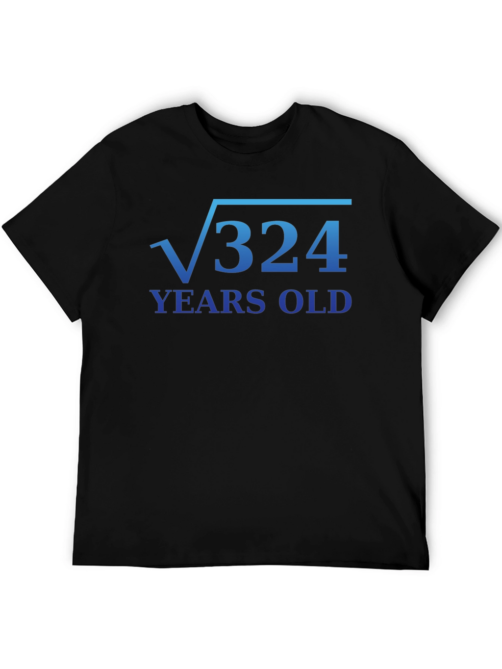 Funny 18th Birthday Math Root 324 T-Shirt