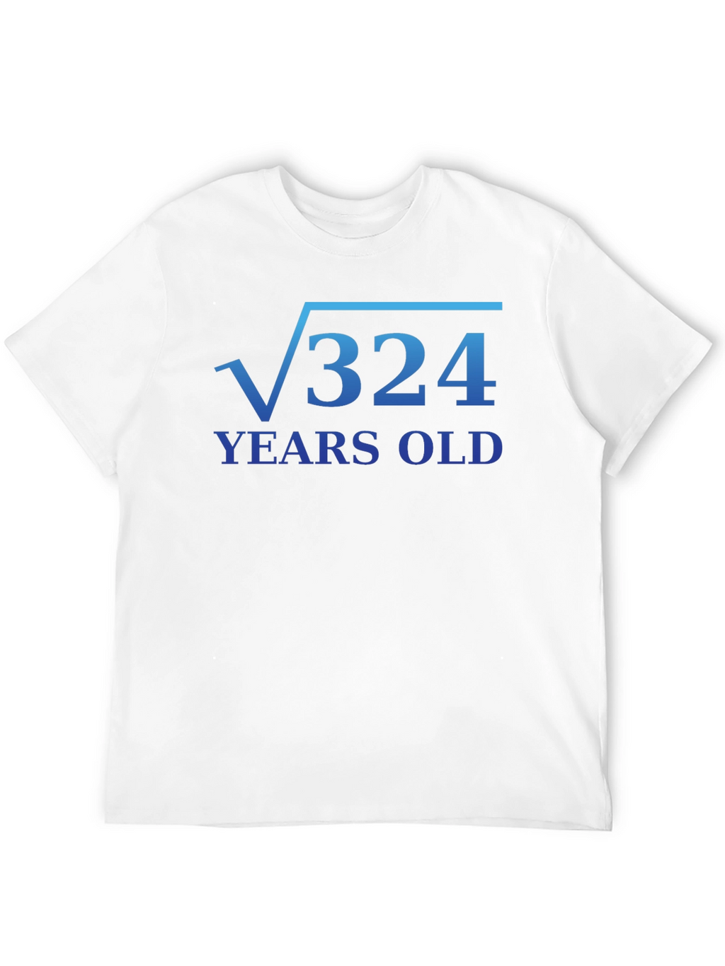 Funny 18th Birthday Math Root 324 T-Shirt