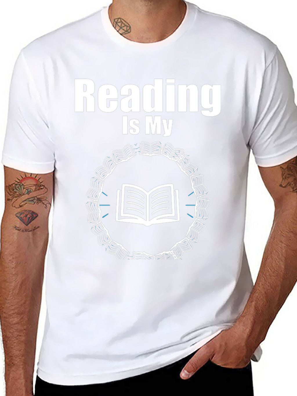 Reading Is My Thing T-Shirt - Black