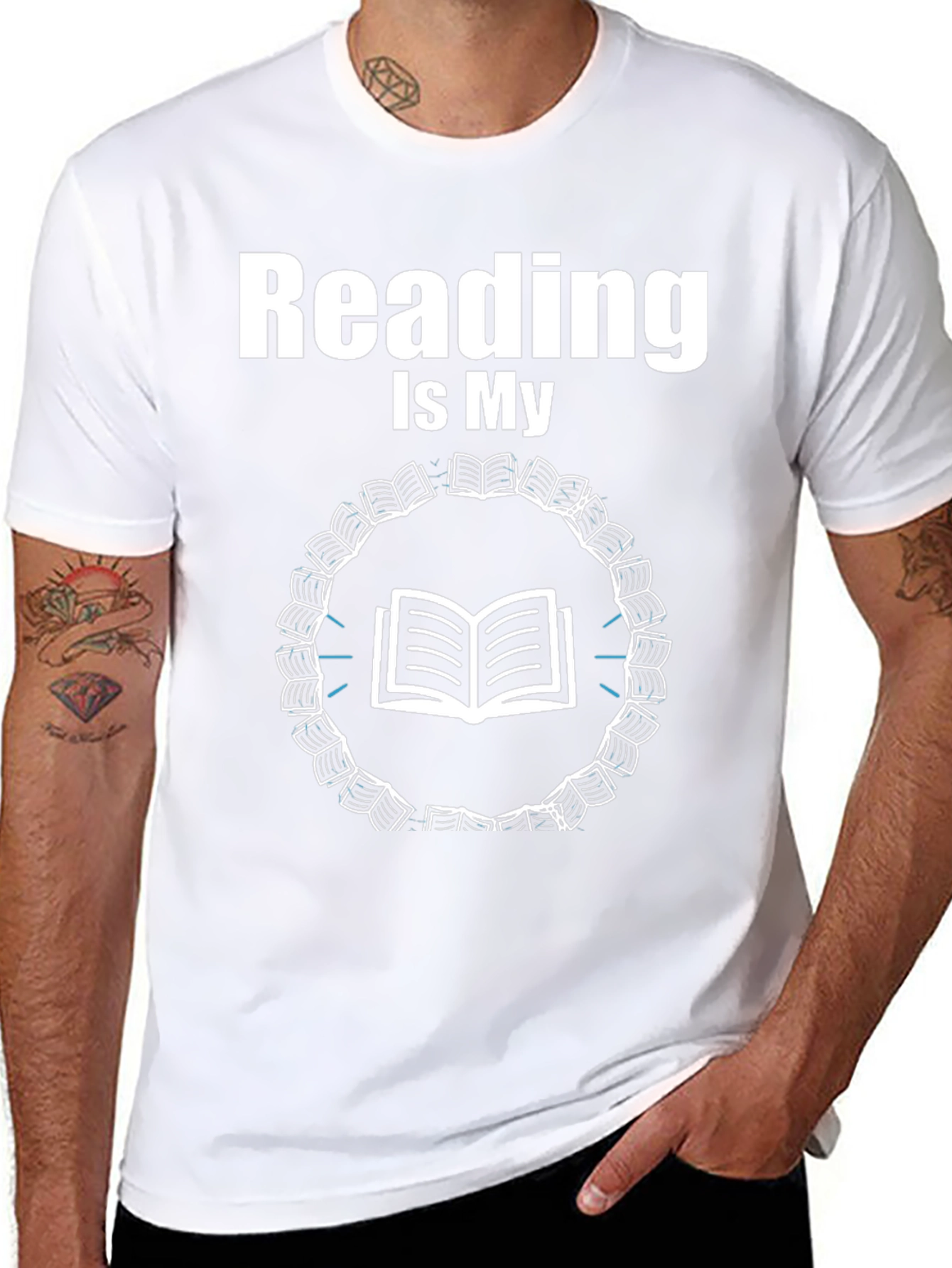 Reading Is My Thing T-Shirt - Black