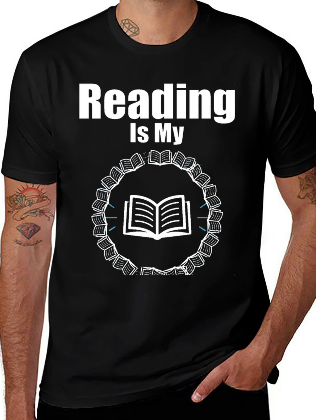 Reading Is My Thing T-Shirt - Black