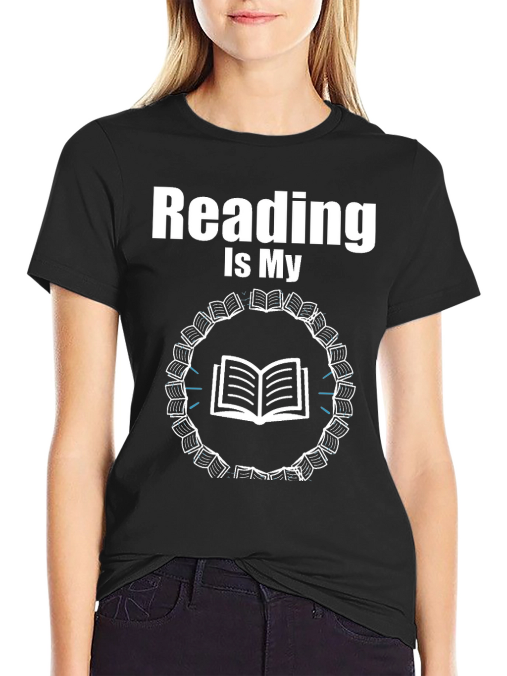 Reading Is My Thing T-Shirt - Black