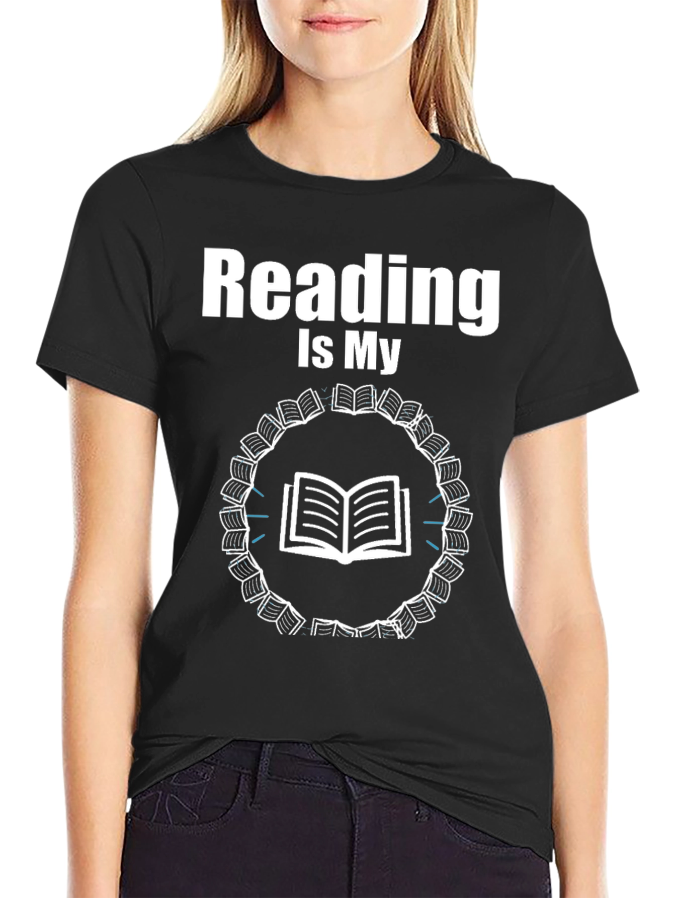 Reading Is My Thing T-Shirt - Black