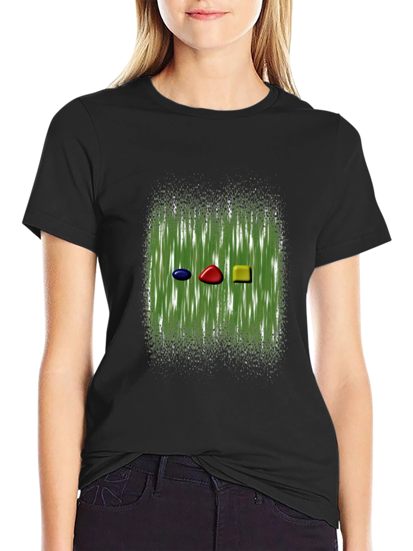 Abstract Gemstone Graphic Tee