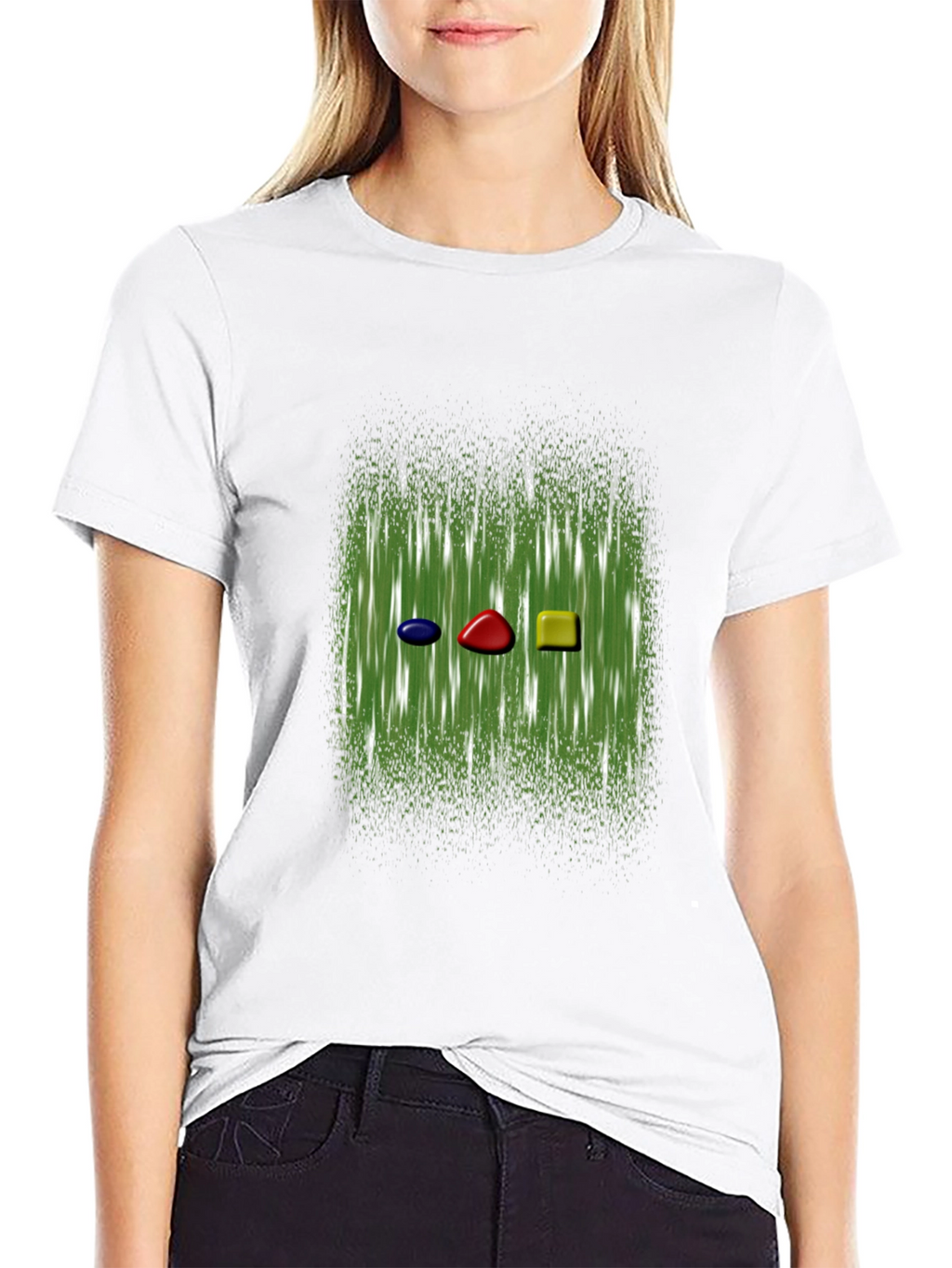 Abstract Gemstone Graphic Tee