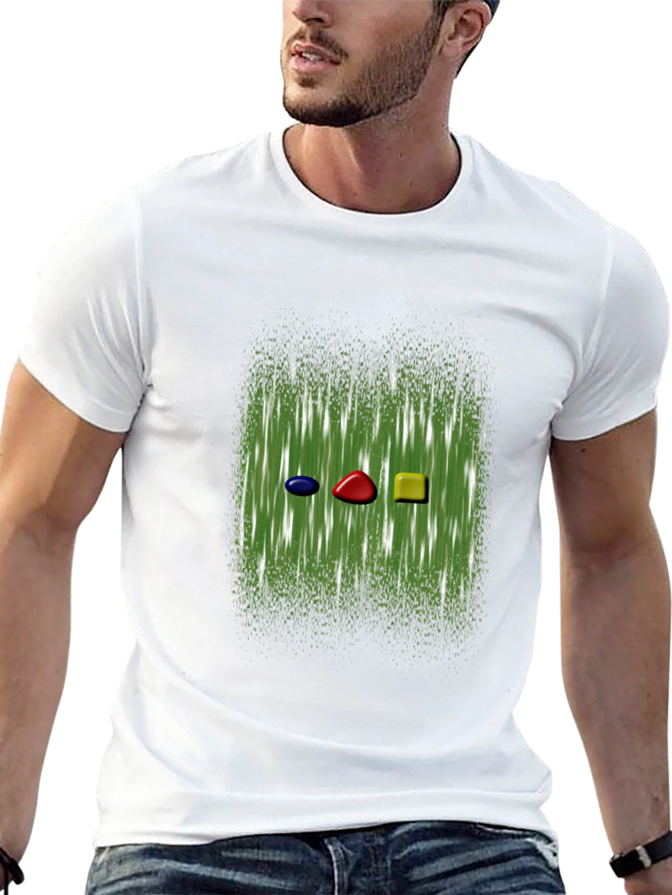 Abstract Gemstone Graphic Tee