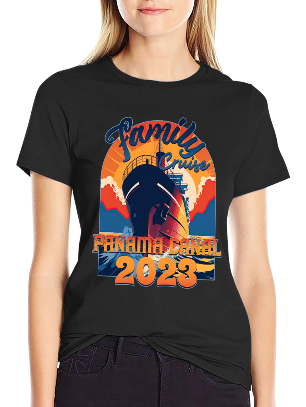 Family Cruise Panama Canal 2023 T-Shirt