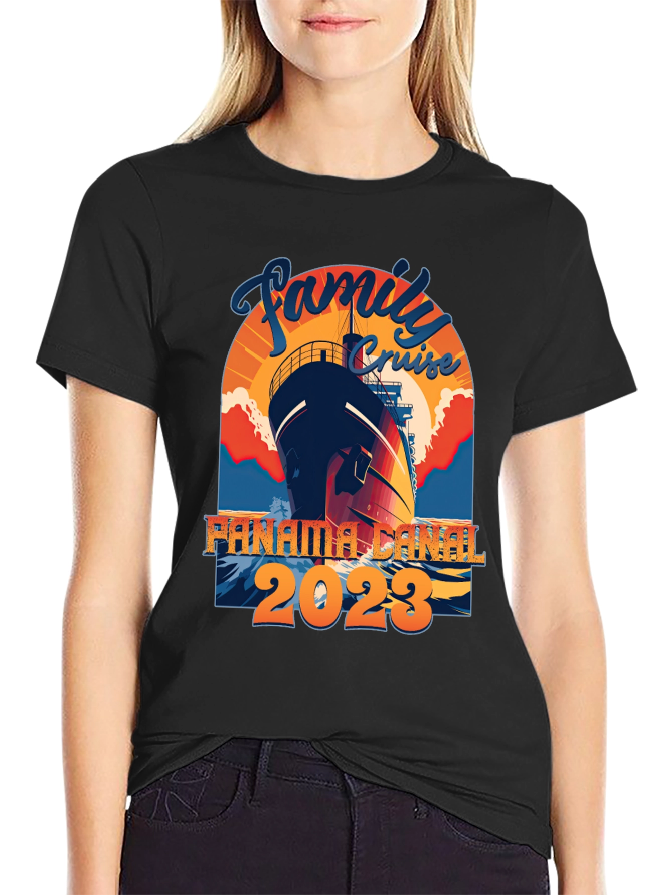 Family Cruise Panama Canal 2023 T-Shirt