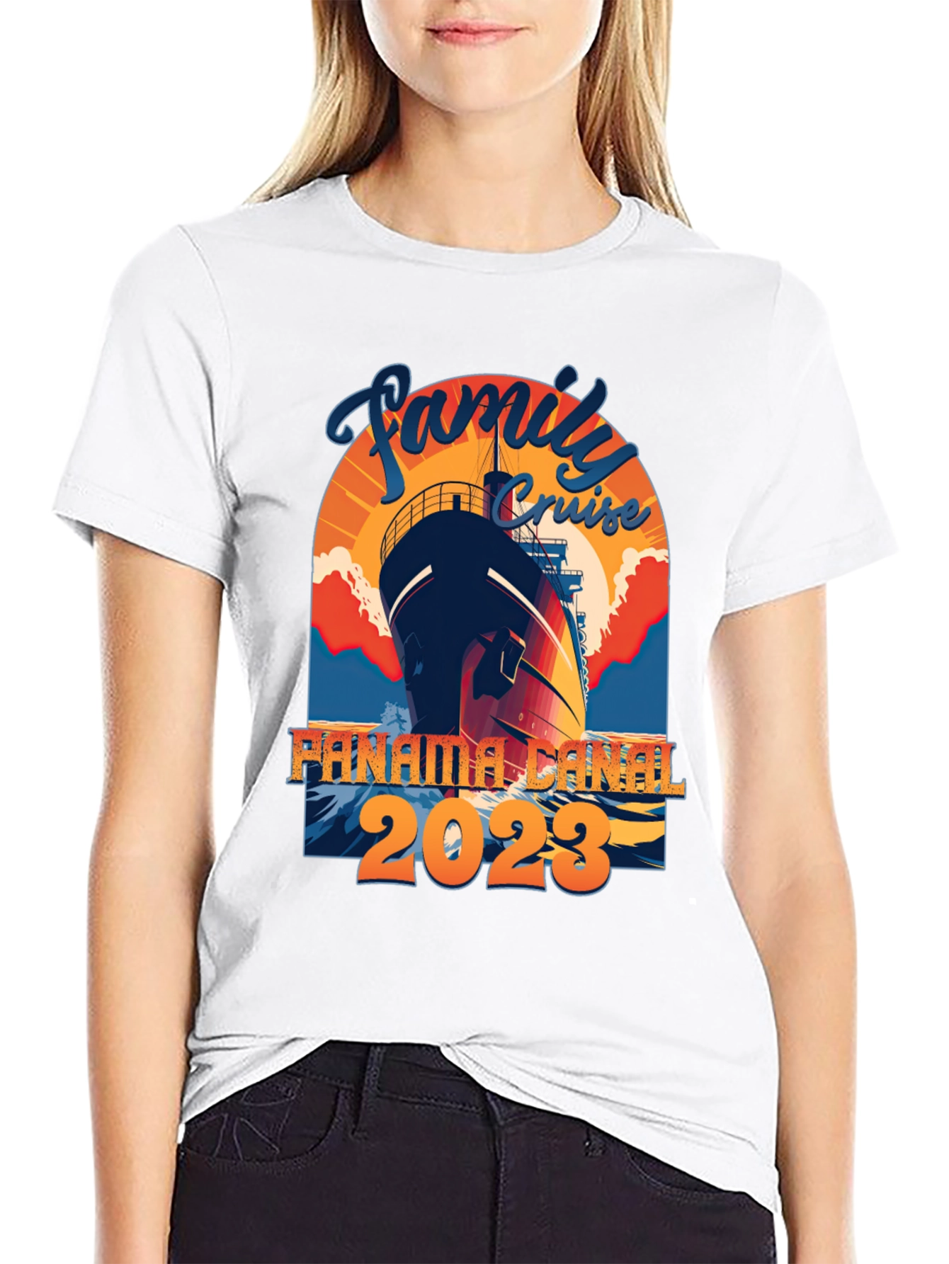 Family Cruise Panama Canal 2023 T-Shirt