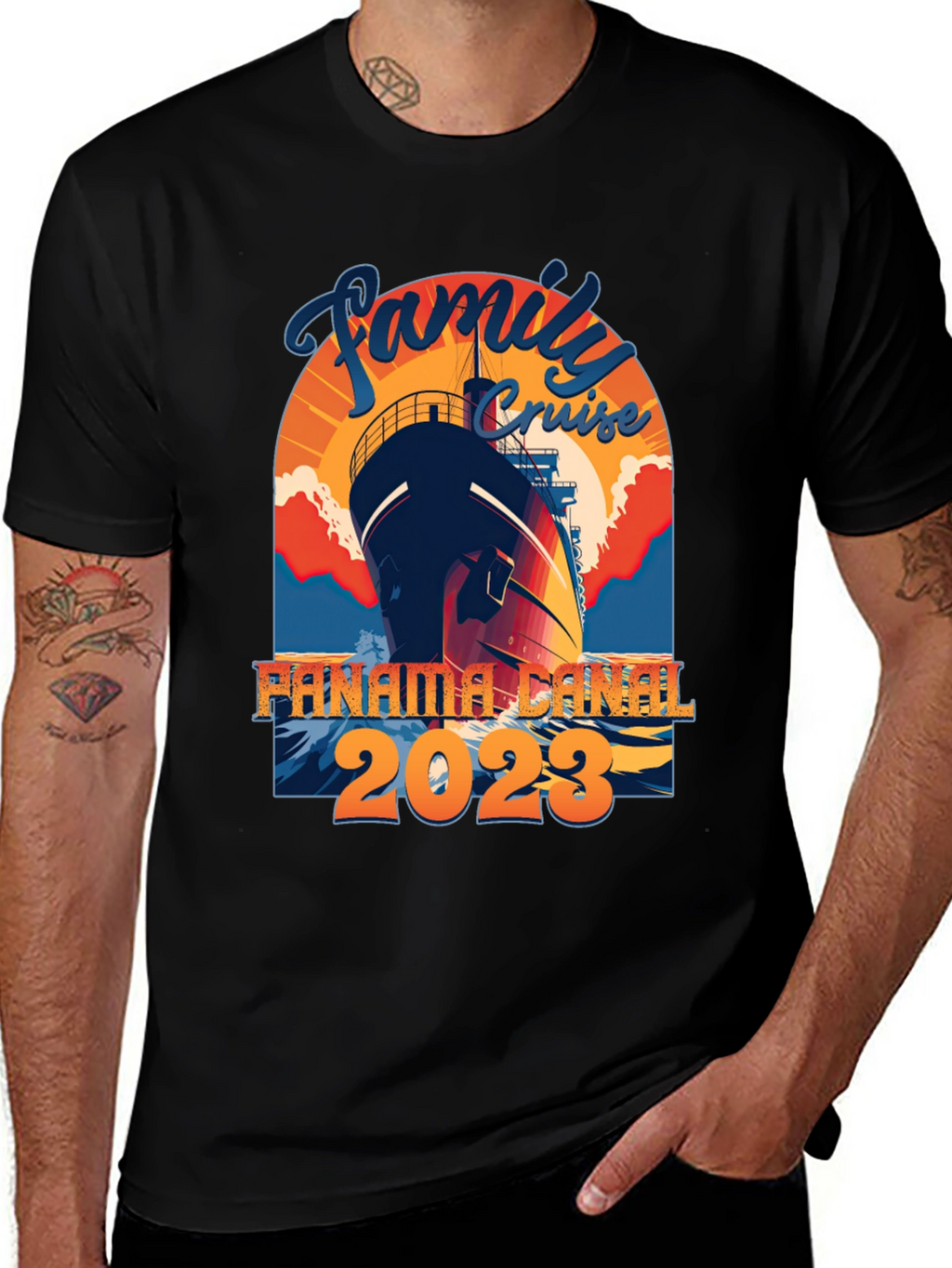 Family Cruise Panama Canal 2023 T-Shirt