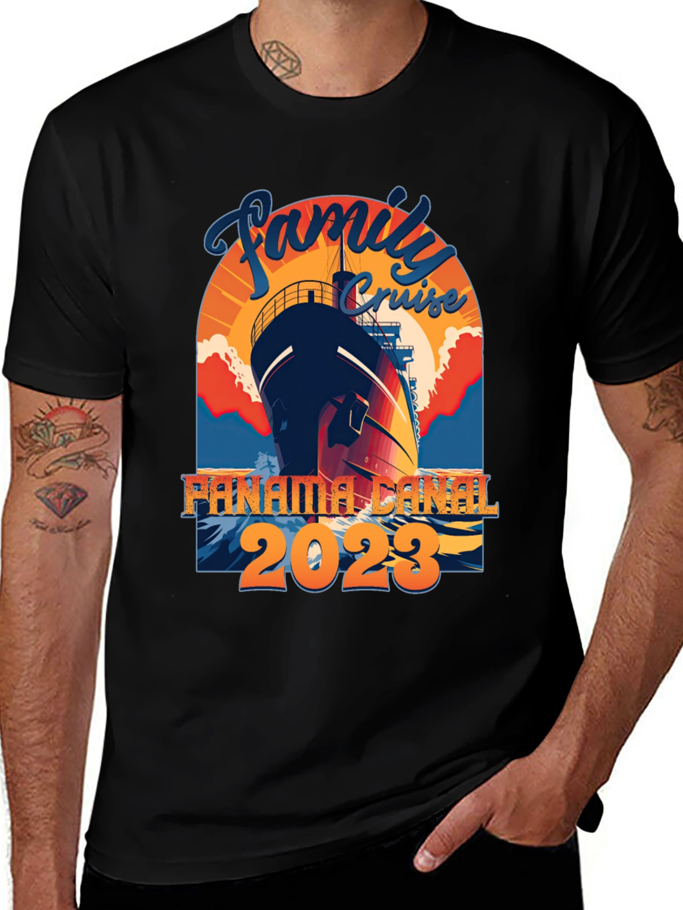 Family Cruise Panama Canal 2023 T-Shirt