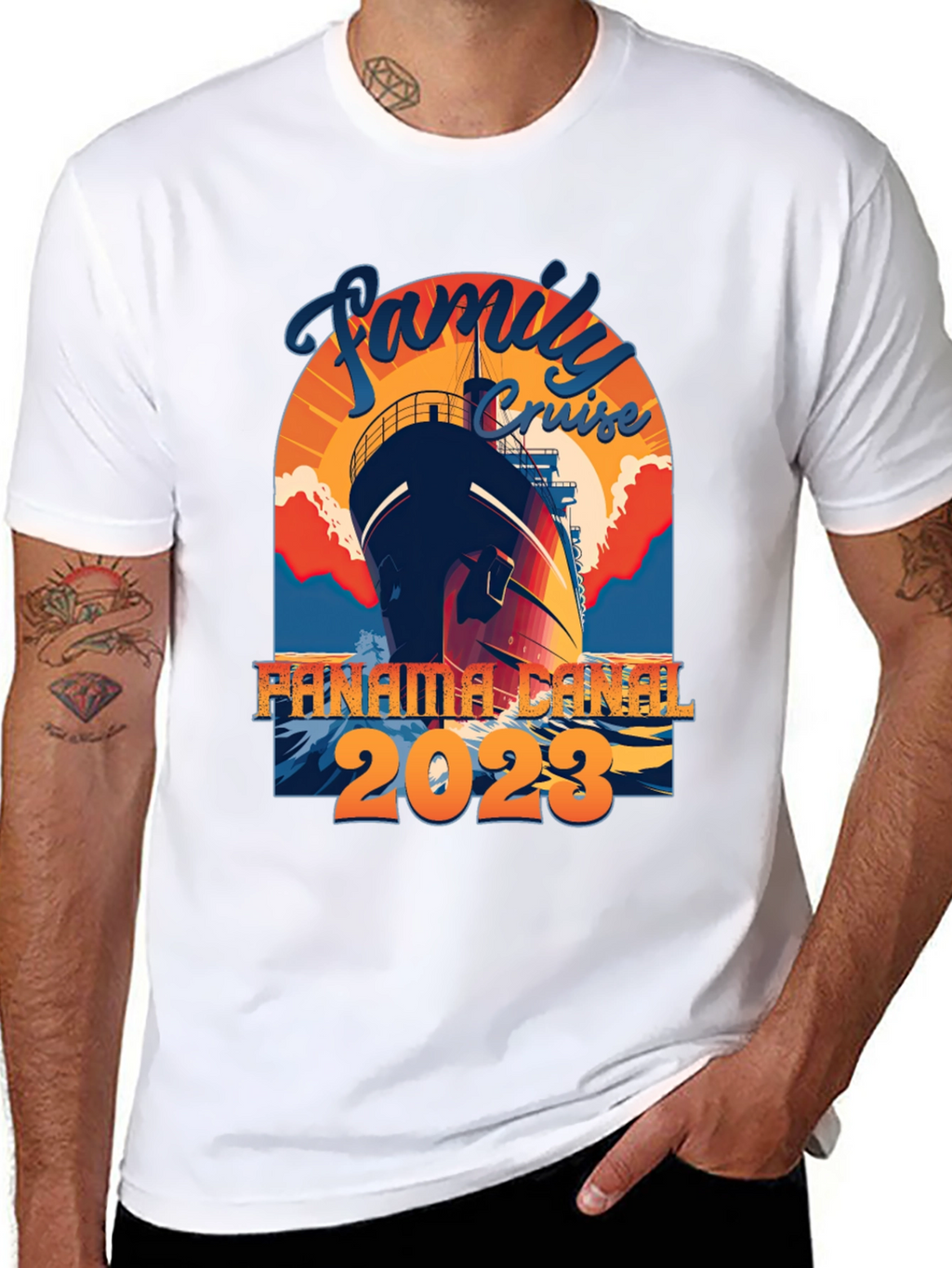 Family Cruise Panama Canal 2023 T-Shirt