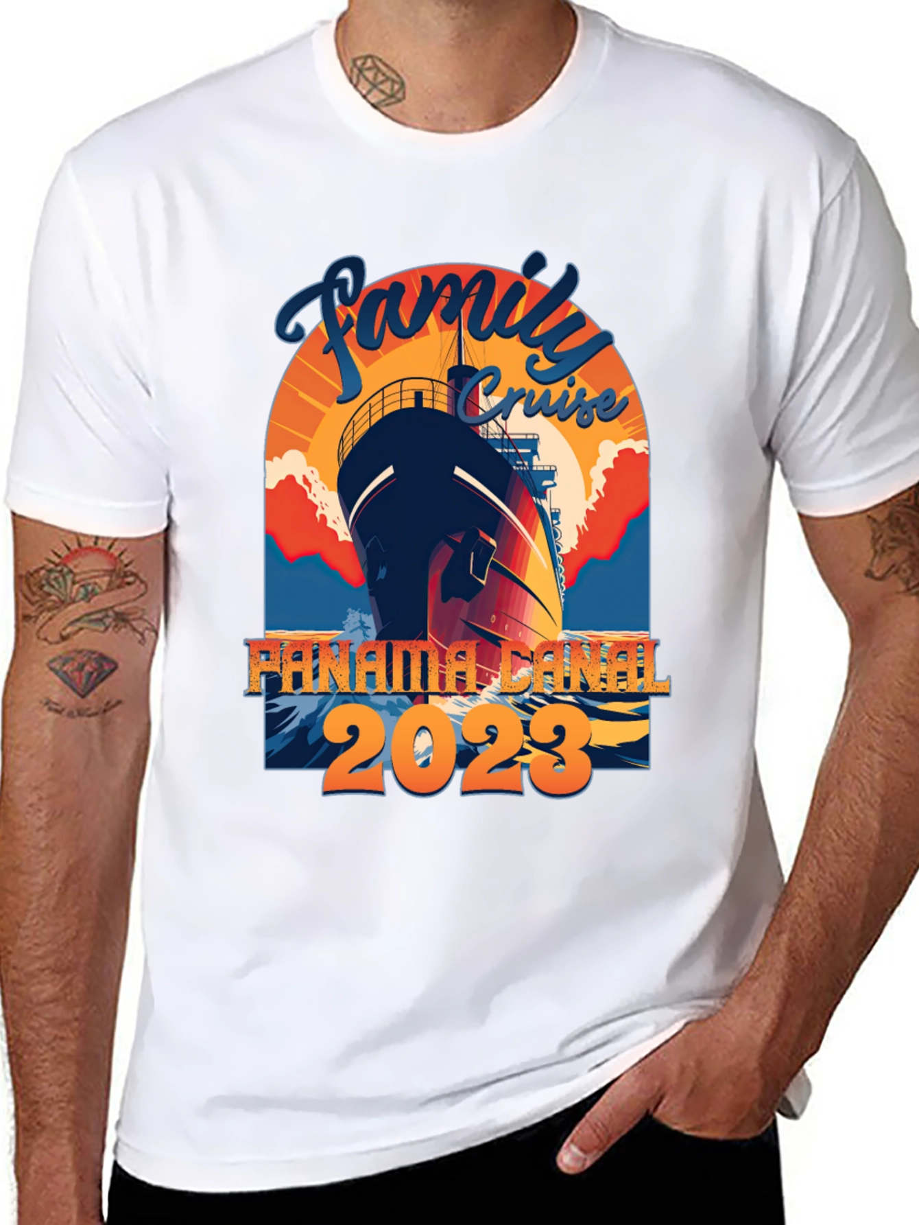 Family Cruise Panama Canal 2023 T-Shirt